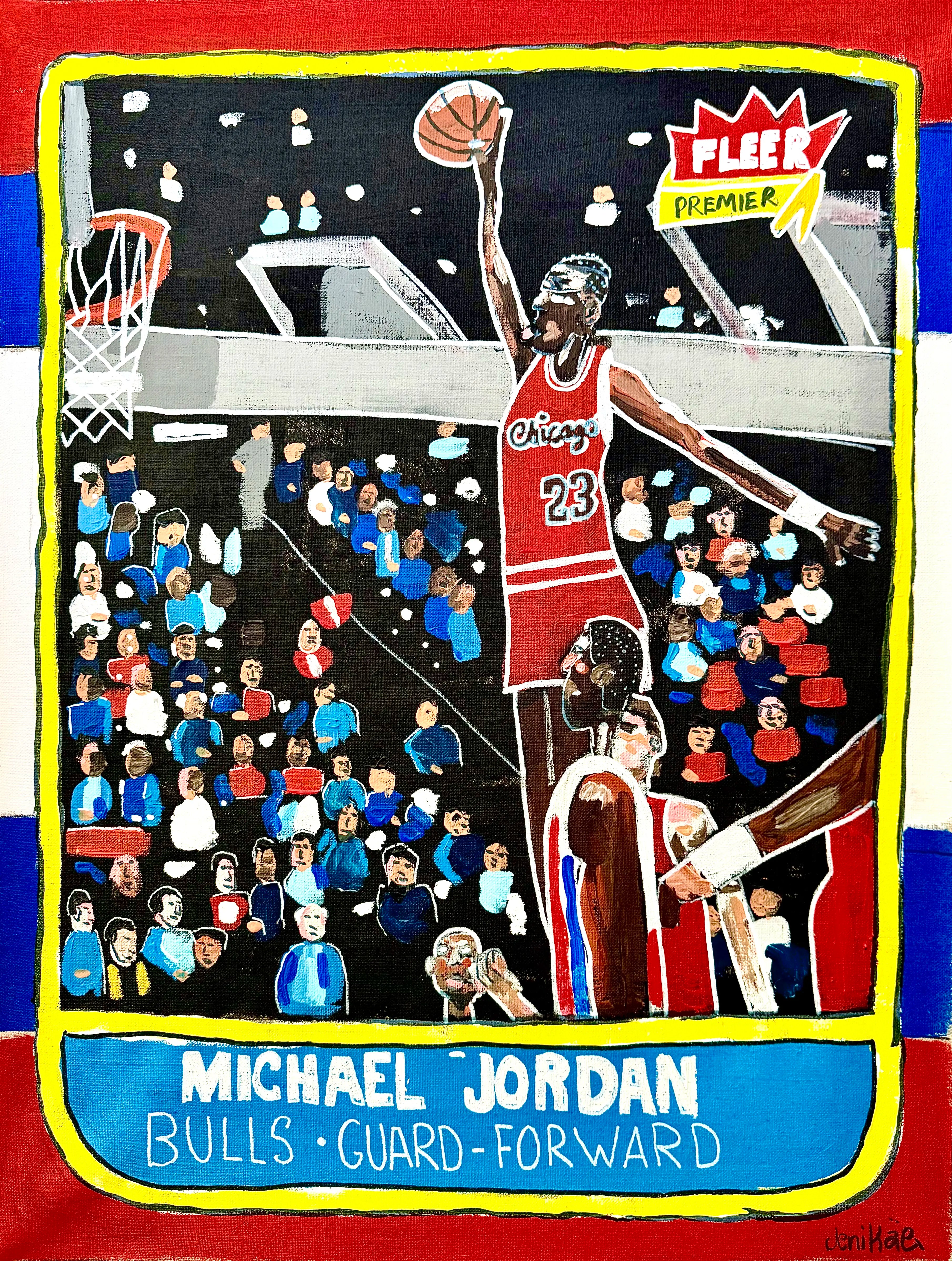 Fleer Jordan Rookie Card – Filipp Jenikae Art Prints