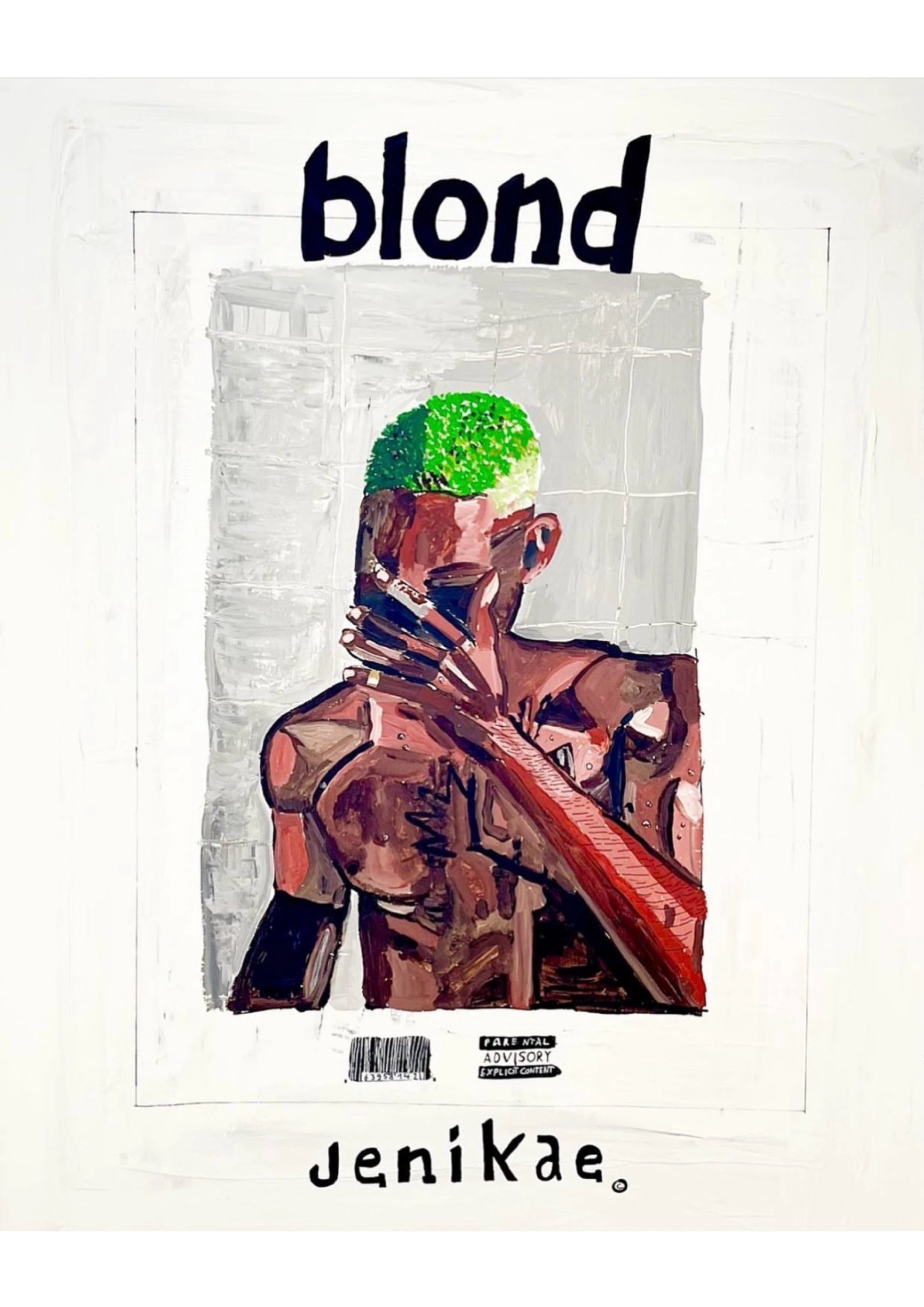 Frank Ocean Green – Filipp Jenikae Art Prints
