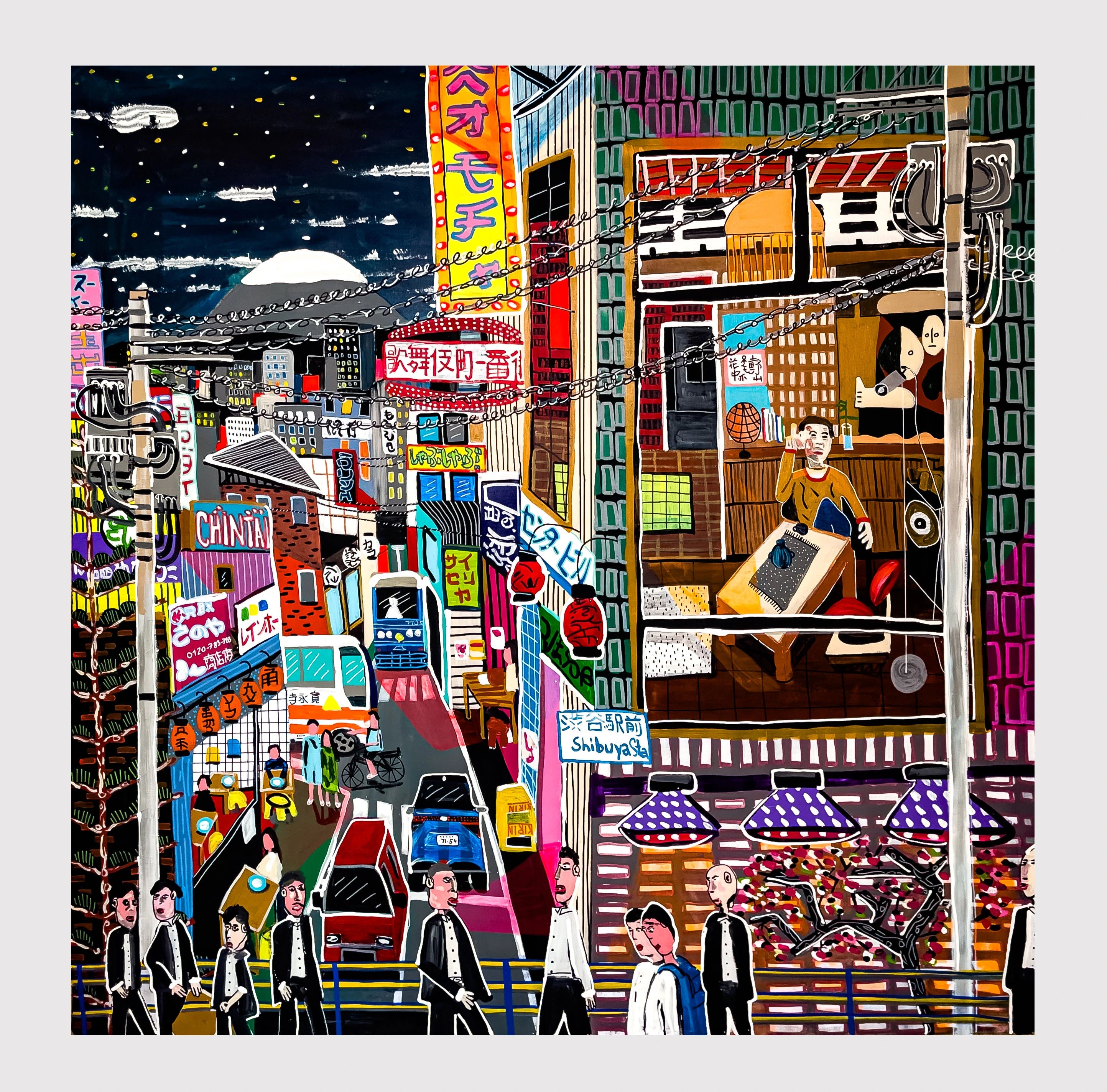 Artwork Haruki Murakami in his listening room in Tokyo – Filipp