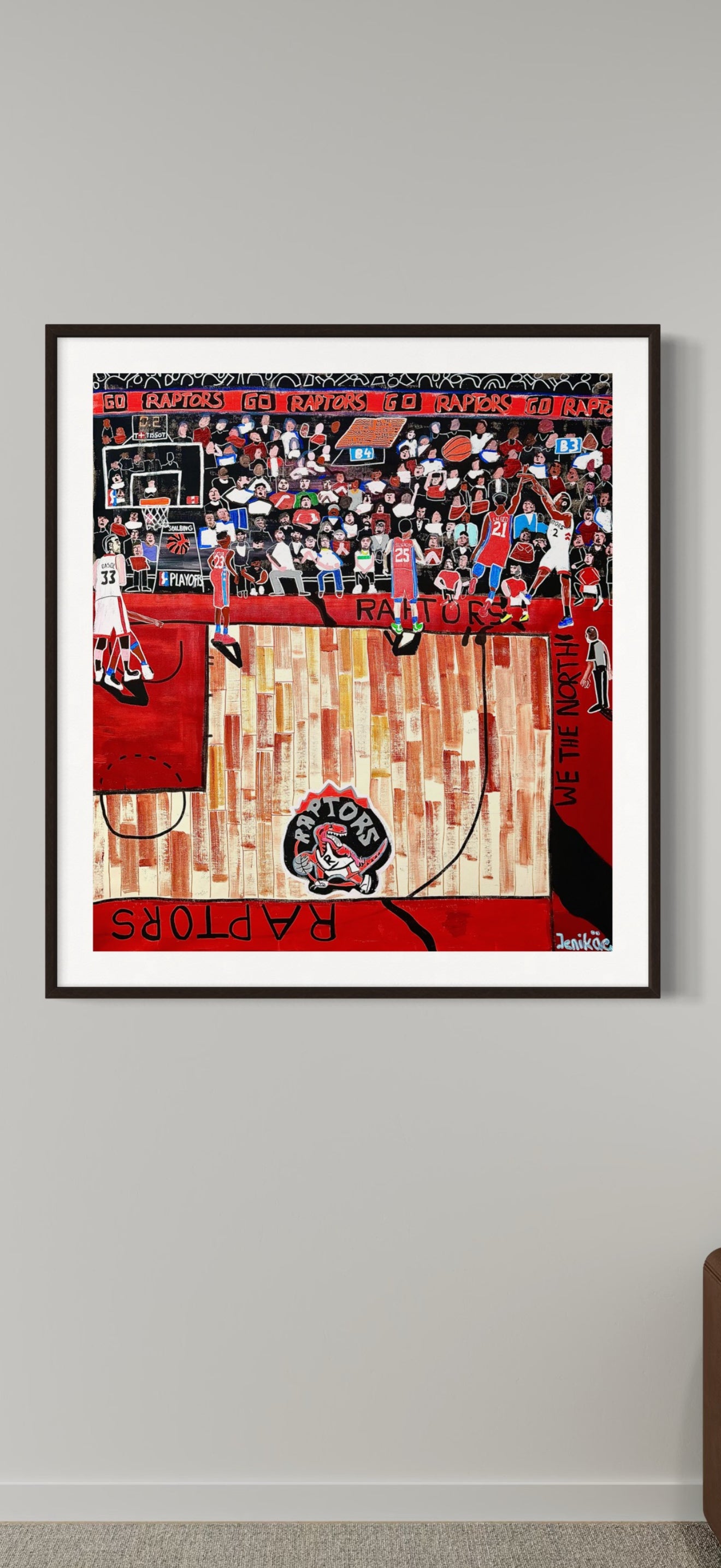 Artwork Kawhi‘s Game winning Shot over Embiid
