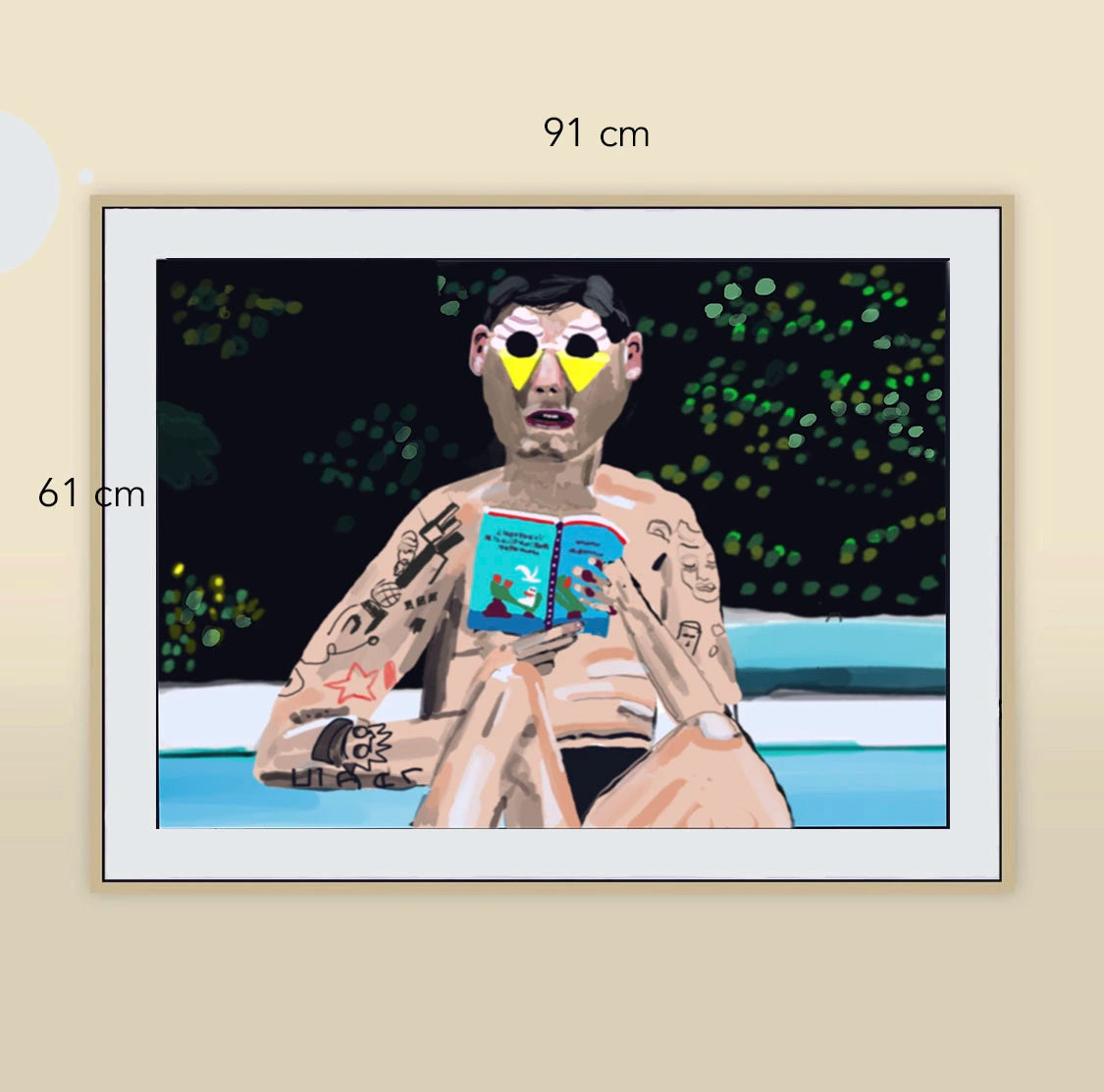 Artwork Money Boy Reading A Book Wading Pool