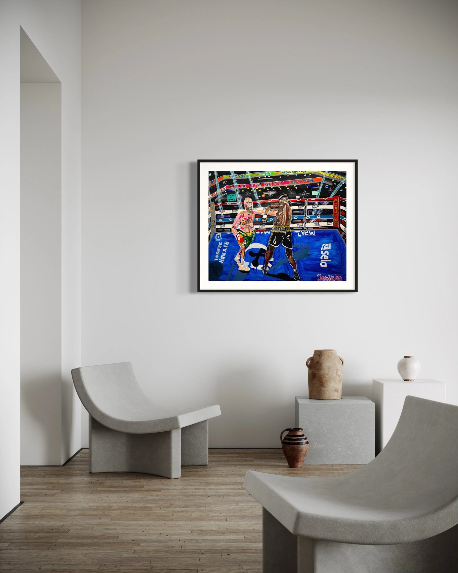 Artwork Ngannou vs Fury Takes