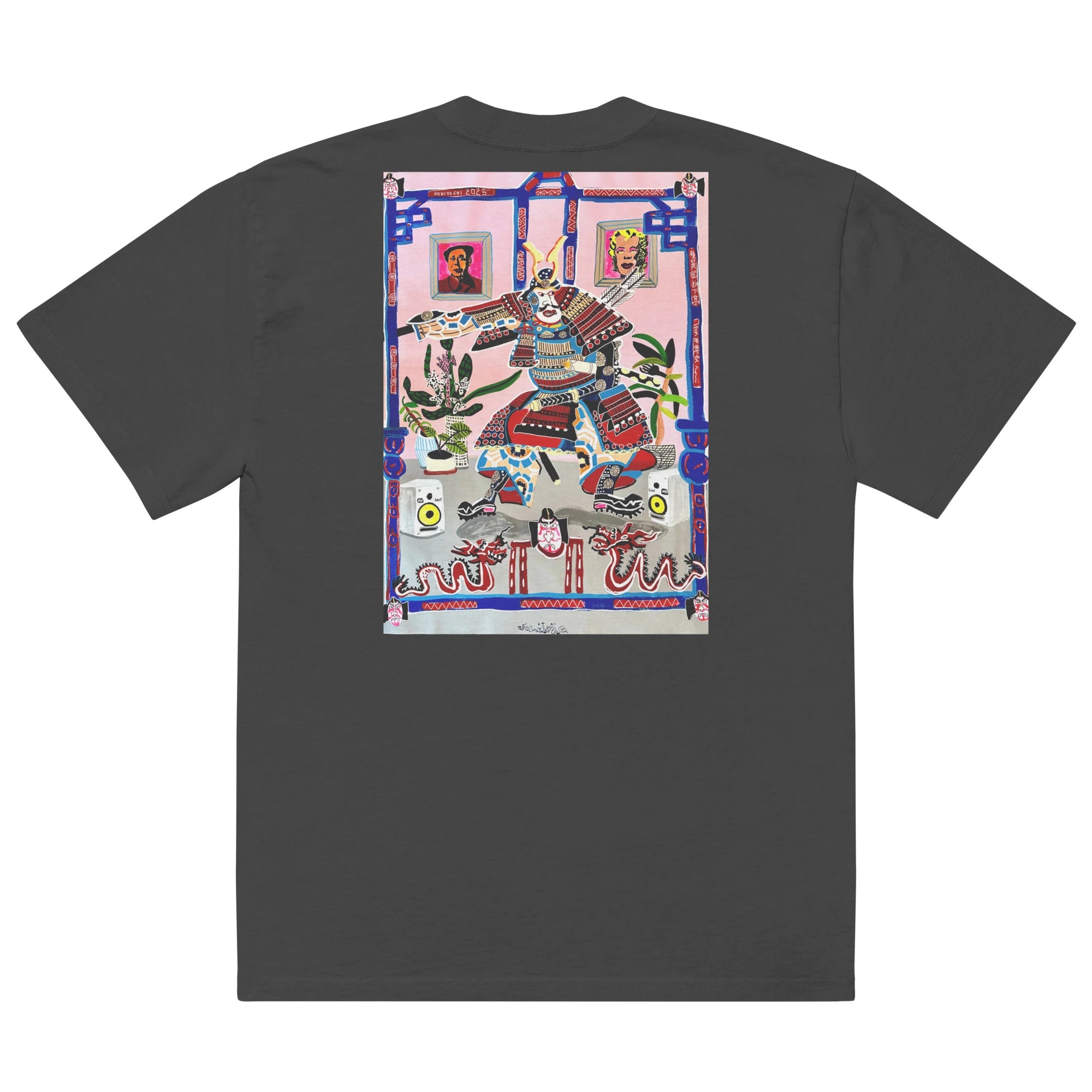 Oversized faded t-shirt Kanuyoshi 2025 Back Print