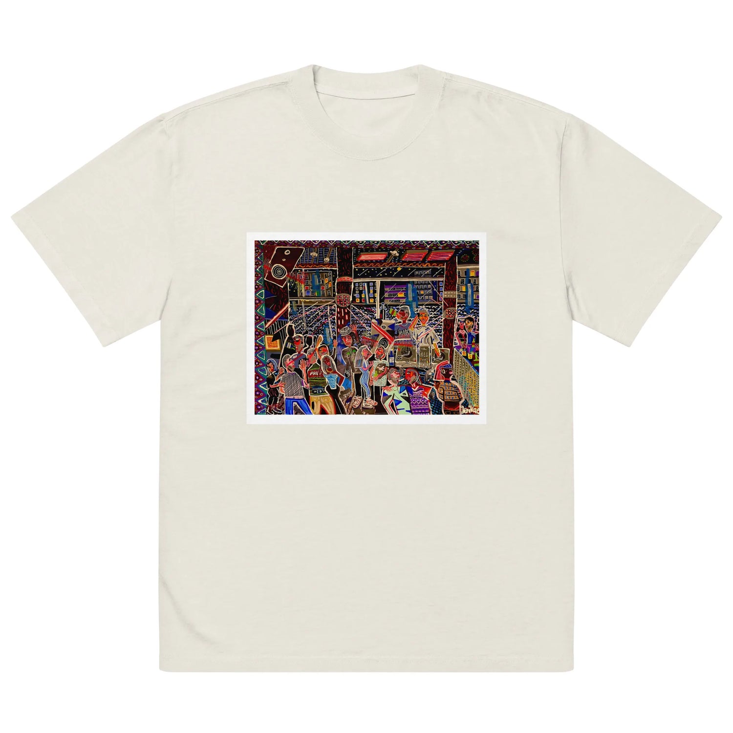 Oversized faded t-shirt TEE