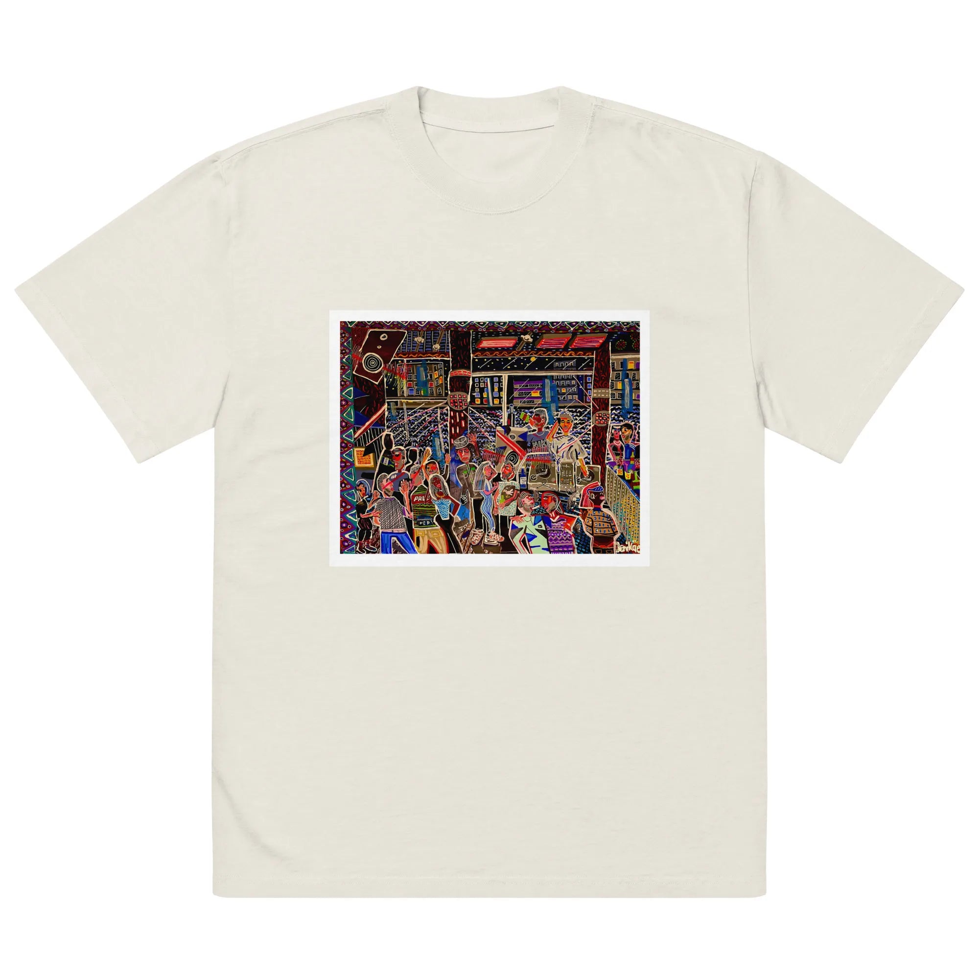 Oversized faded t-shirt TEE