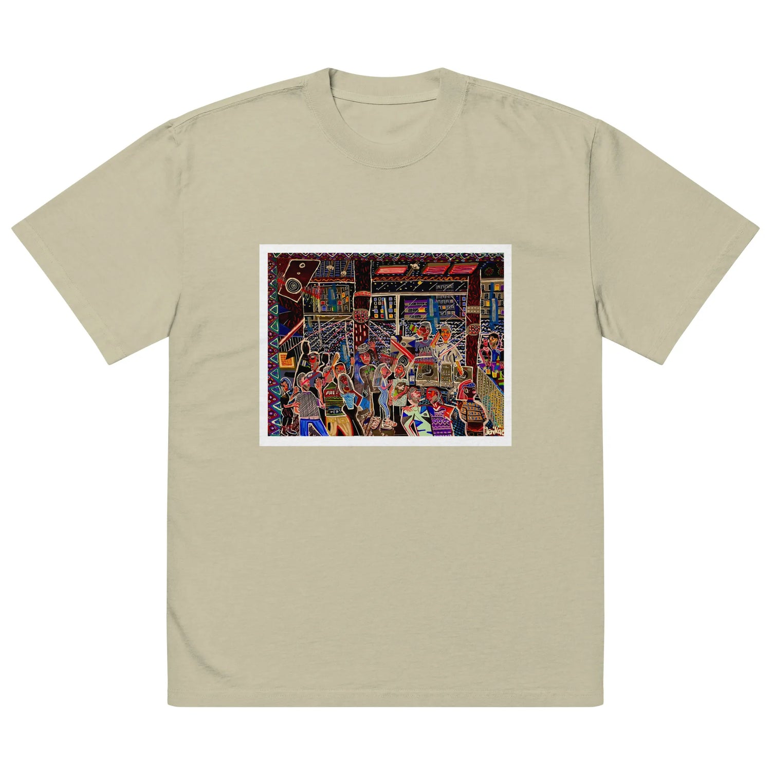 Oversized faded t-shirt TEE