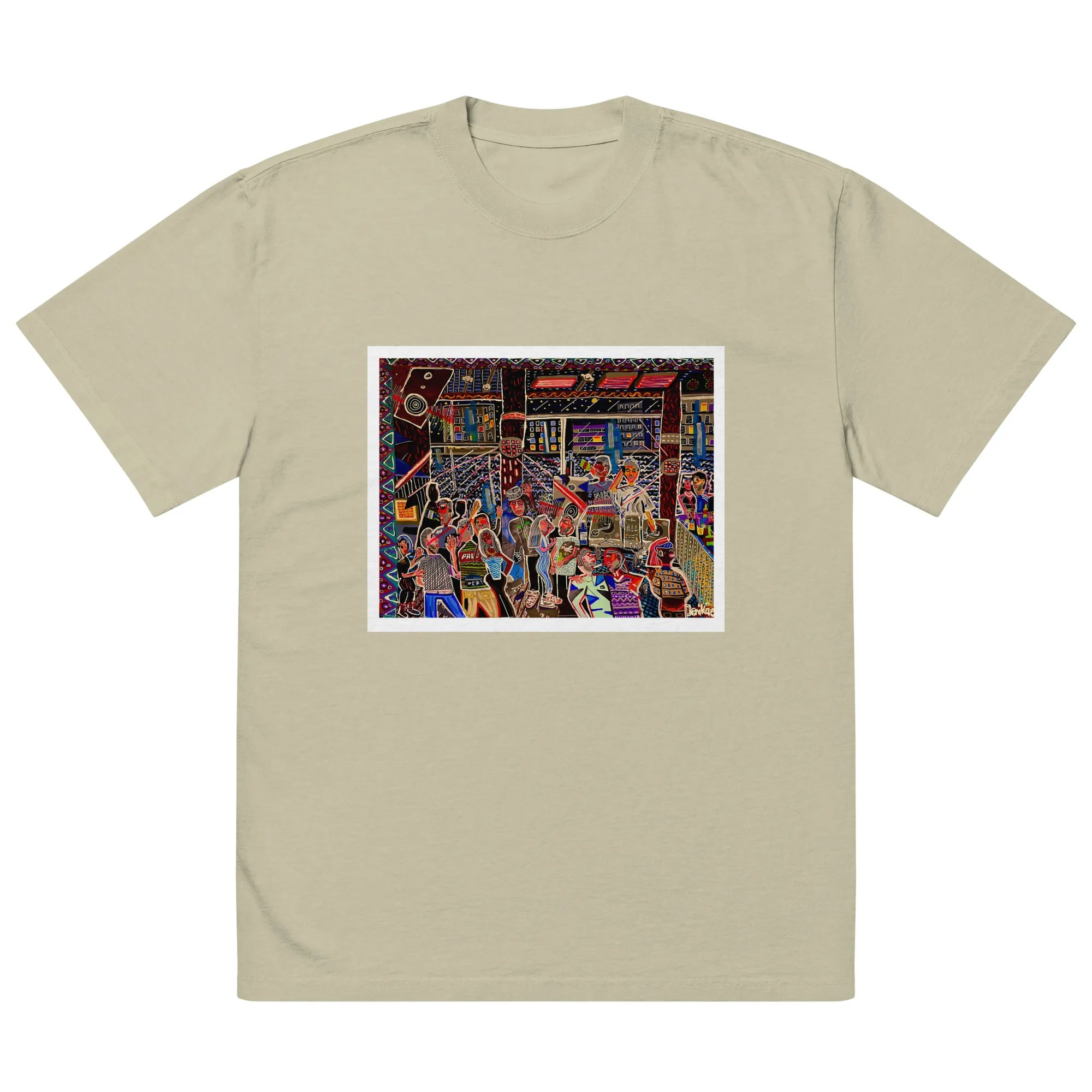 Oversized faded t-shirt TEE