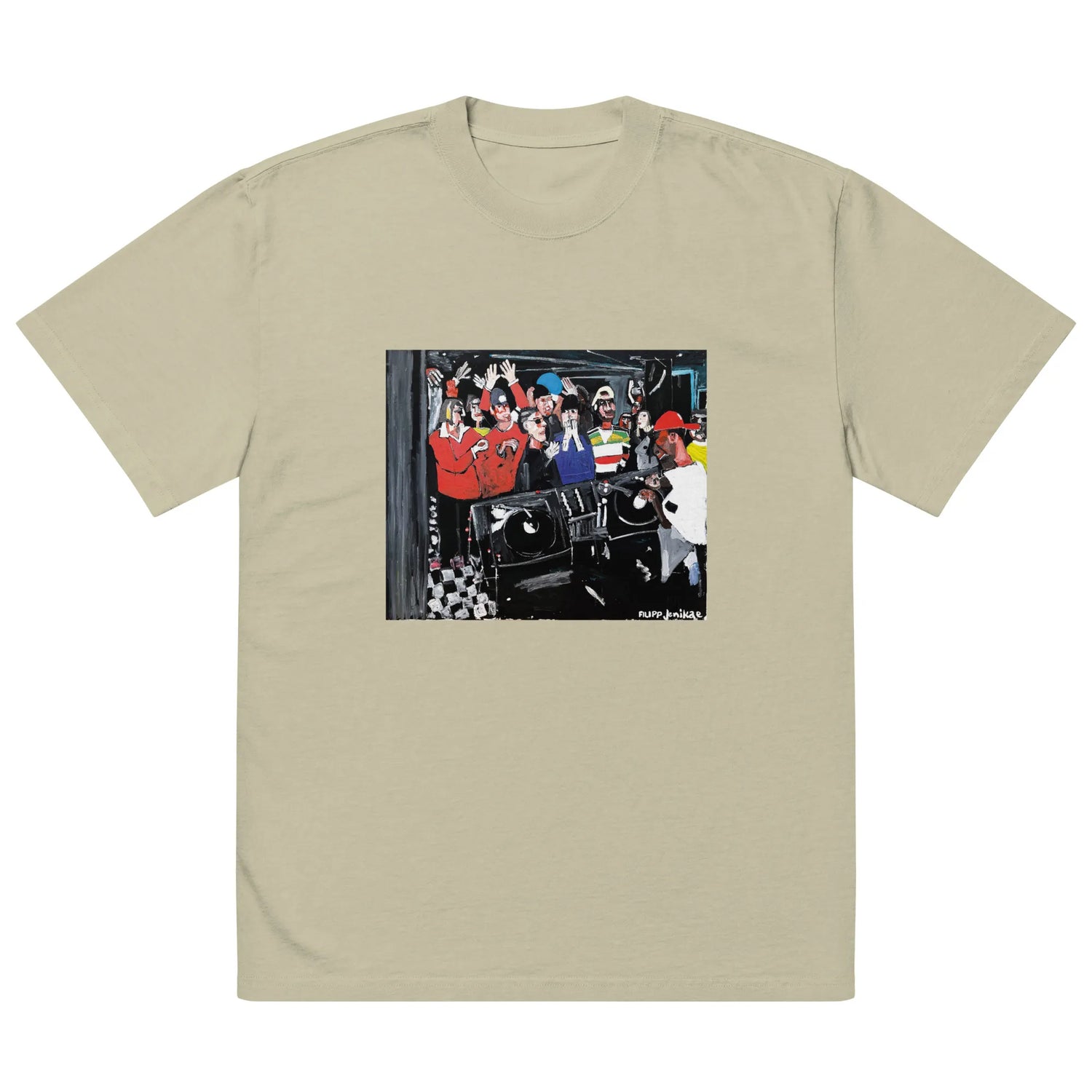 Oversized faded t-shirt TEE
