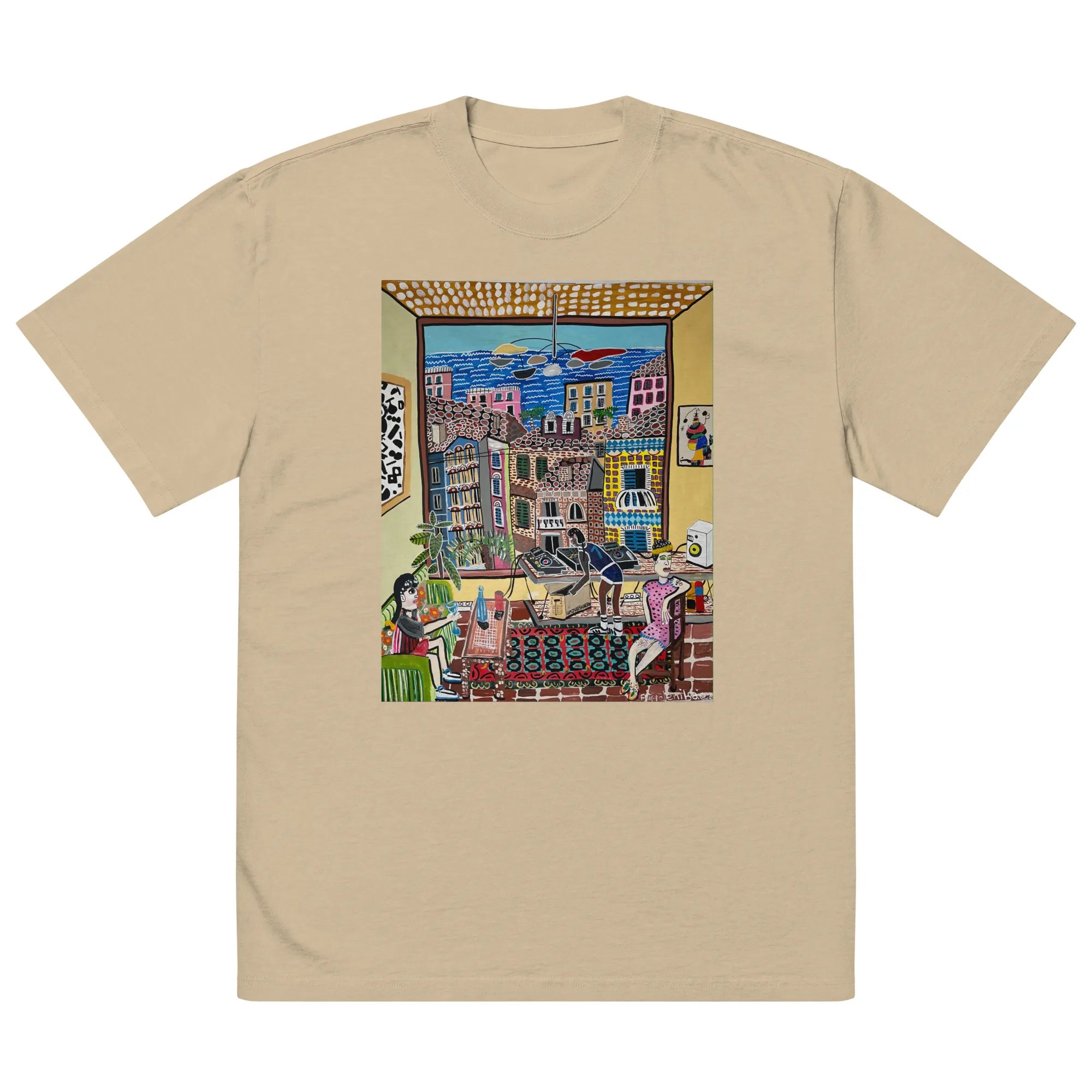 Oversized faded t-shirt TEE
