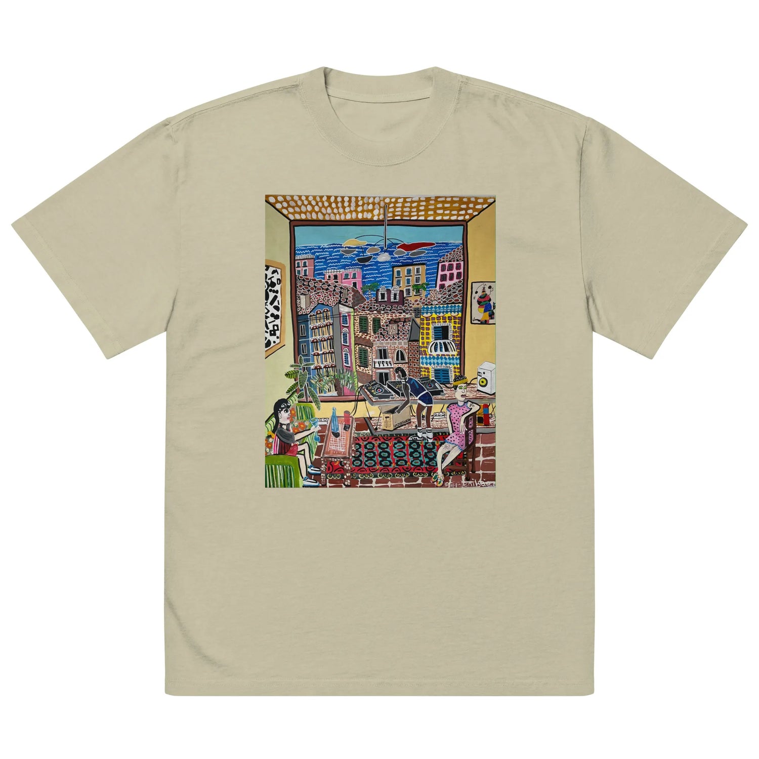 Oversized faded t-shirt TEE