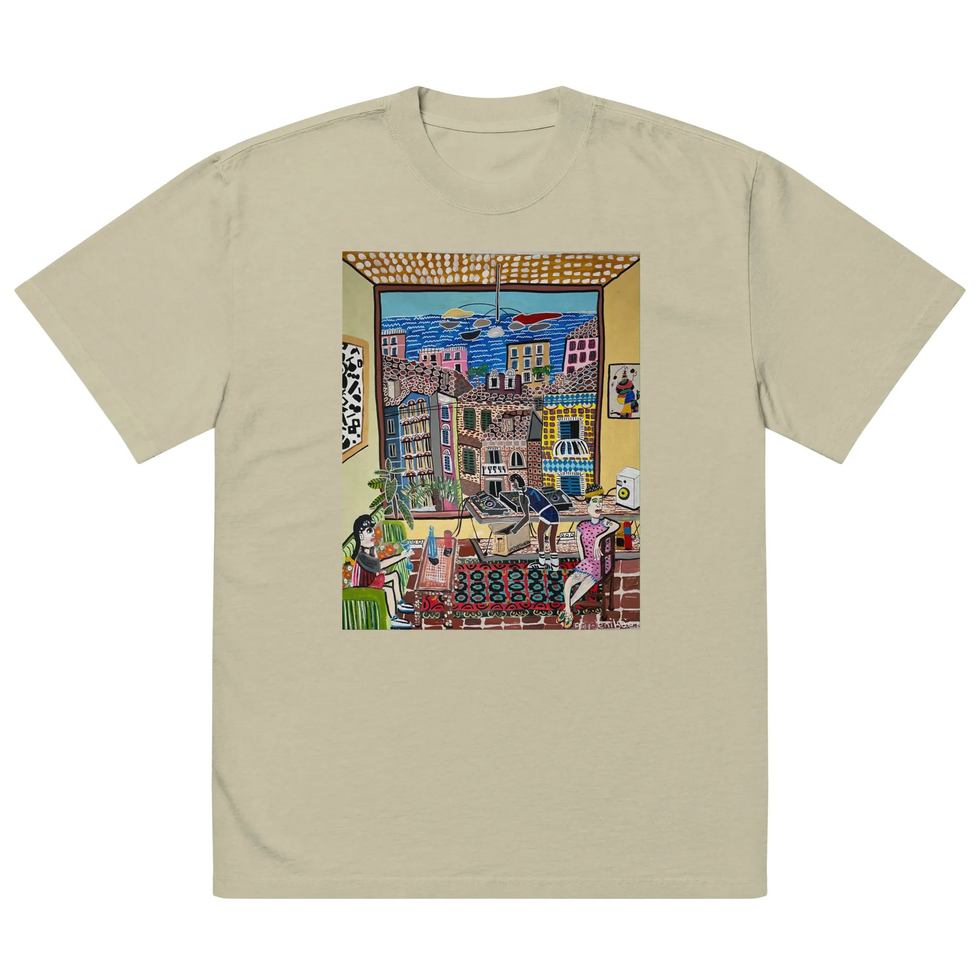 Oversized faded t-shirt TEE