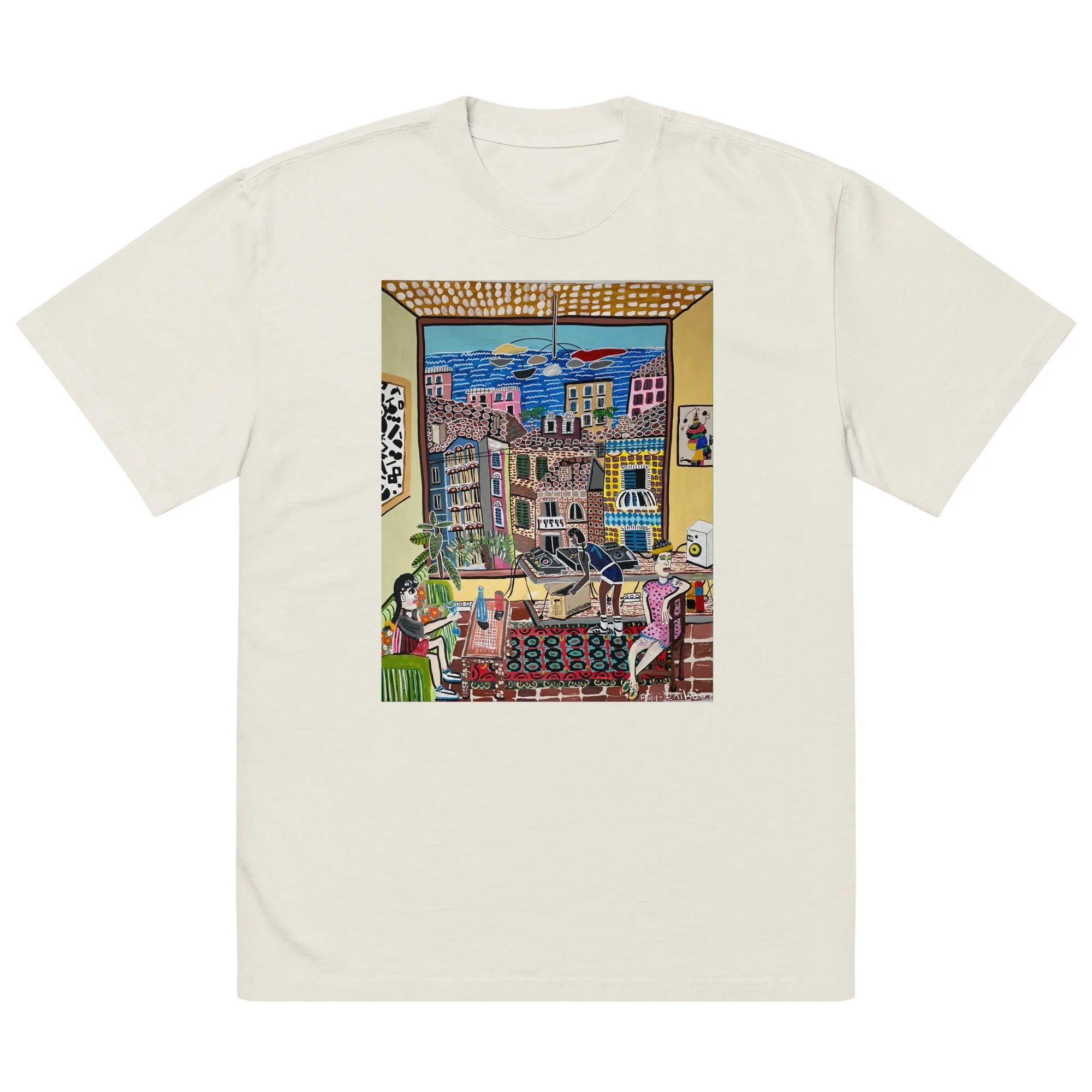 Oversized faded t-shirt TEE