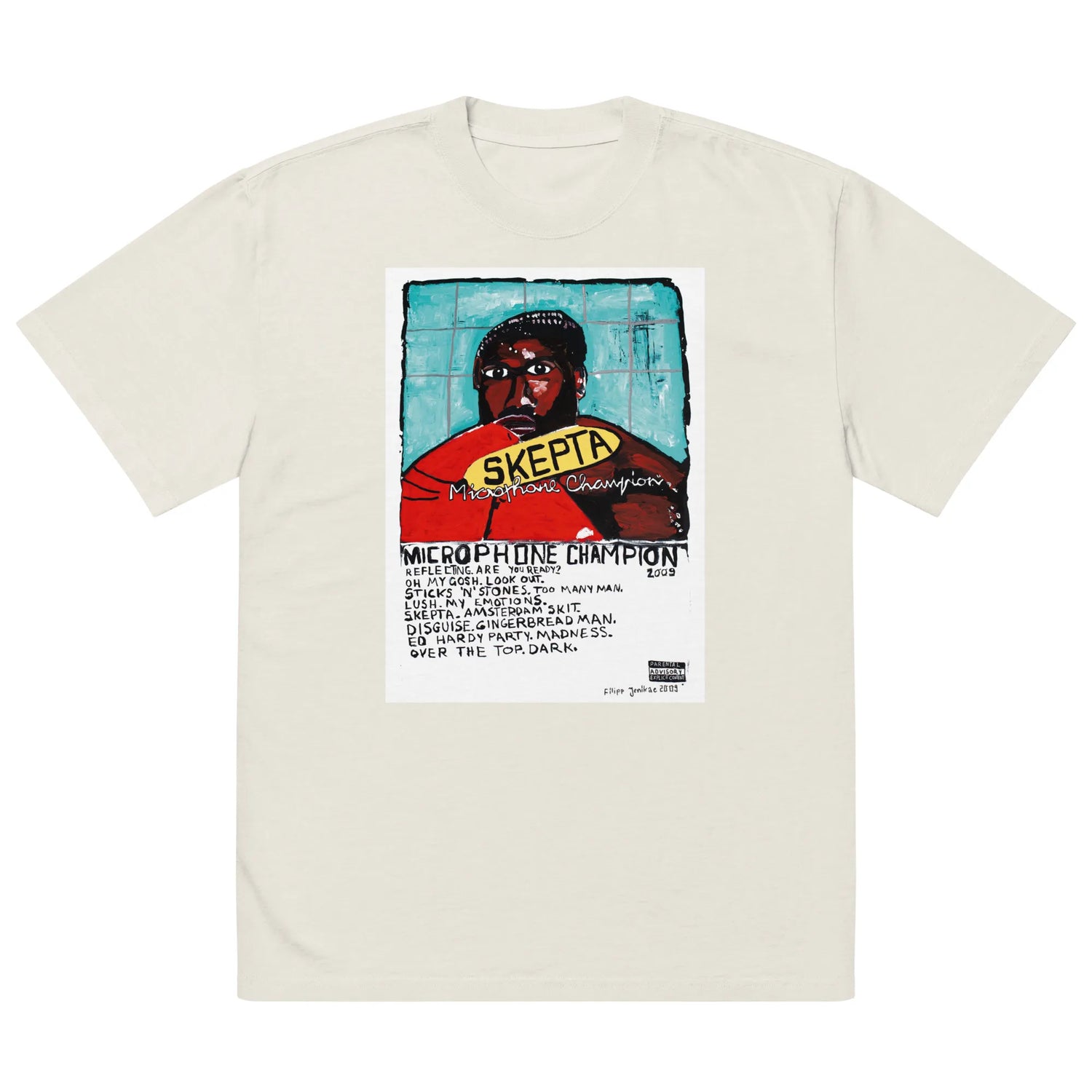 Oversized faded t-shirt TEE