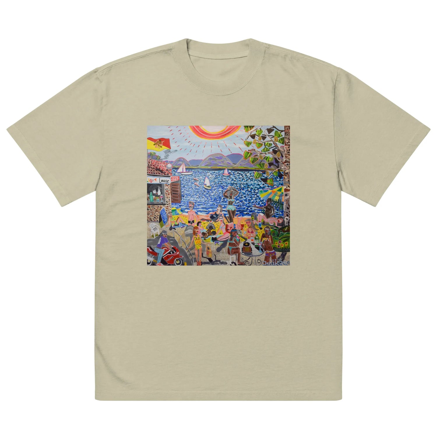 Oversized faded t-shirt TEE