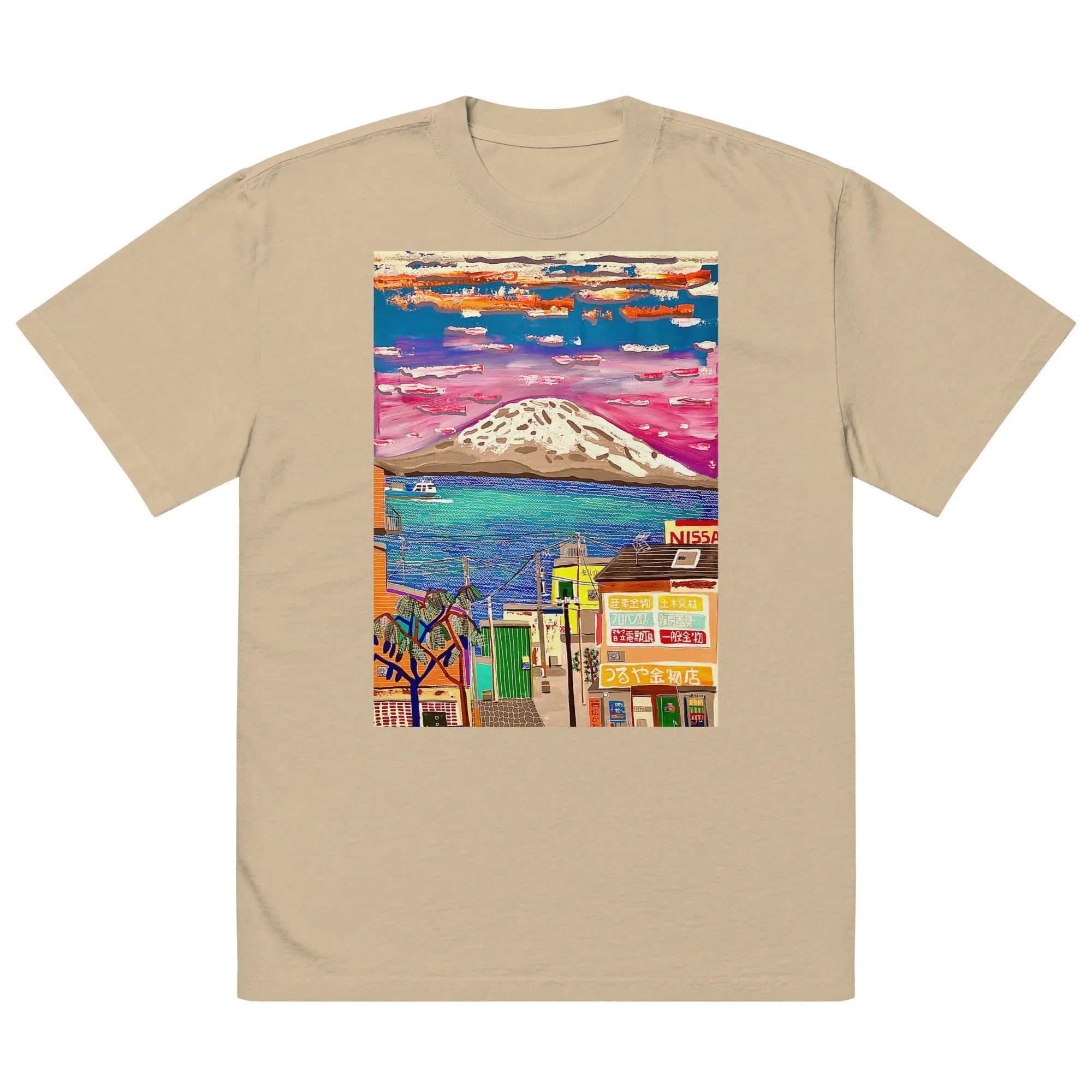 Oversized faded t-shirt TEE