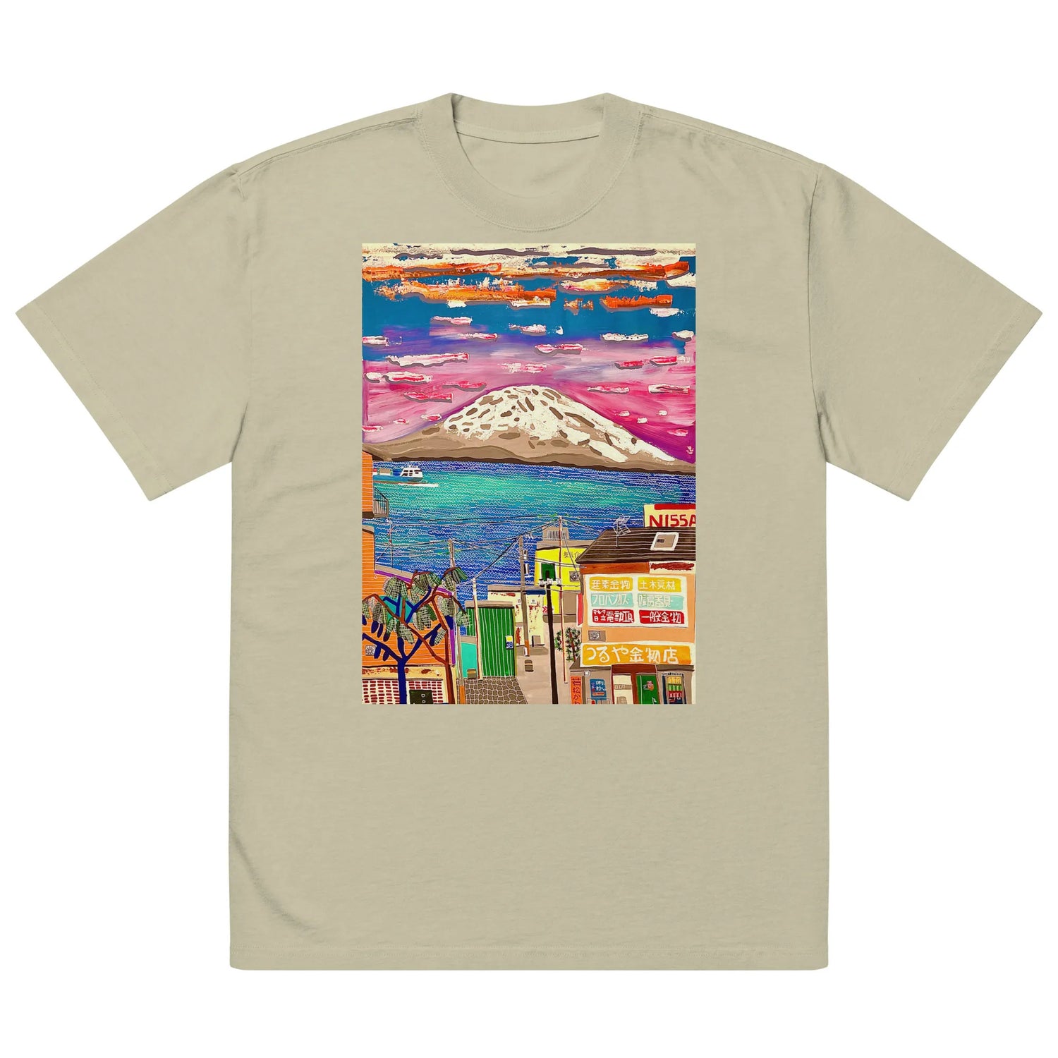 Oversized faded t-shirt TEE