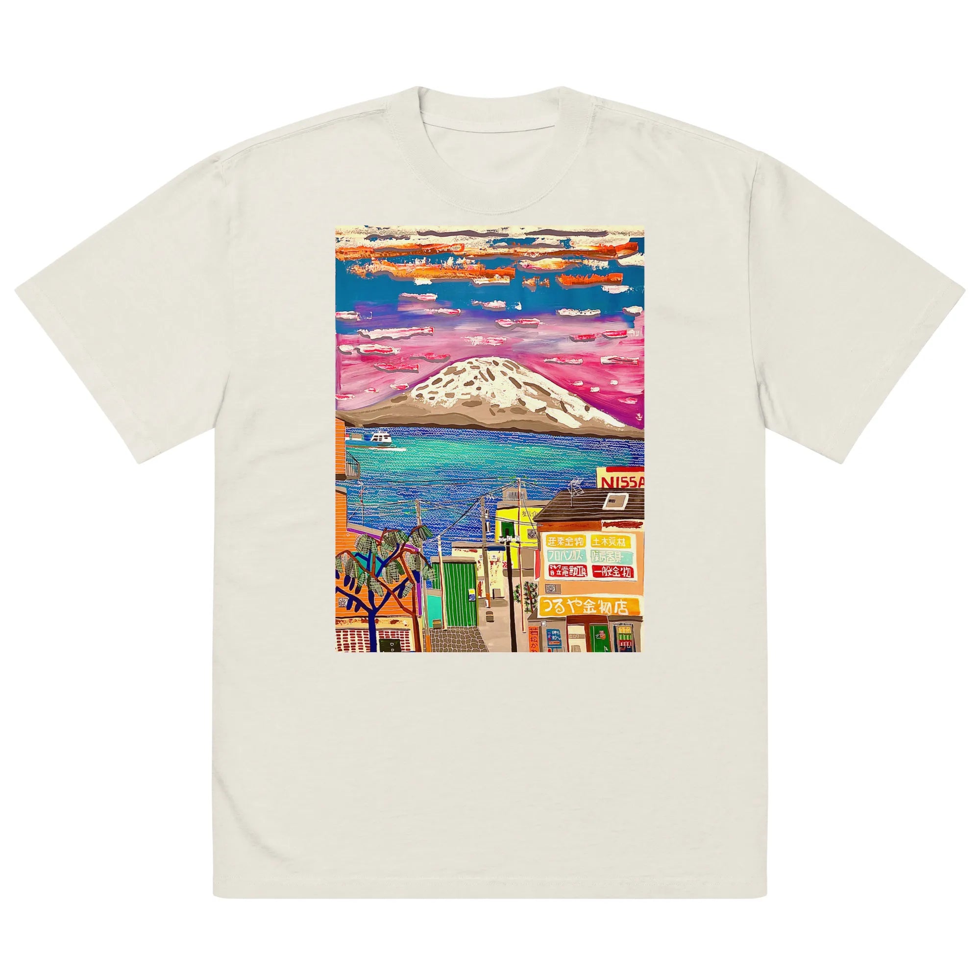 Oversized faded t-shirt TEE