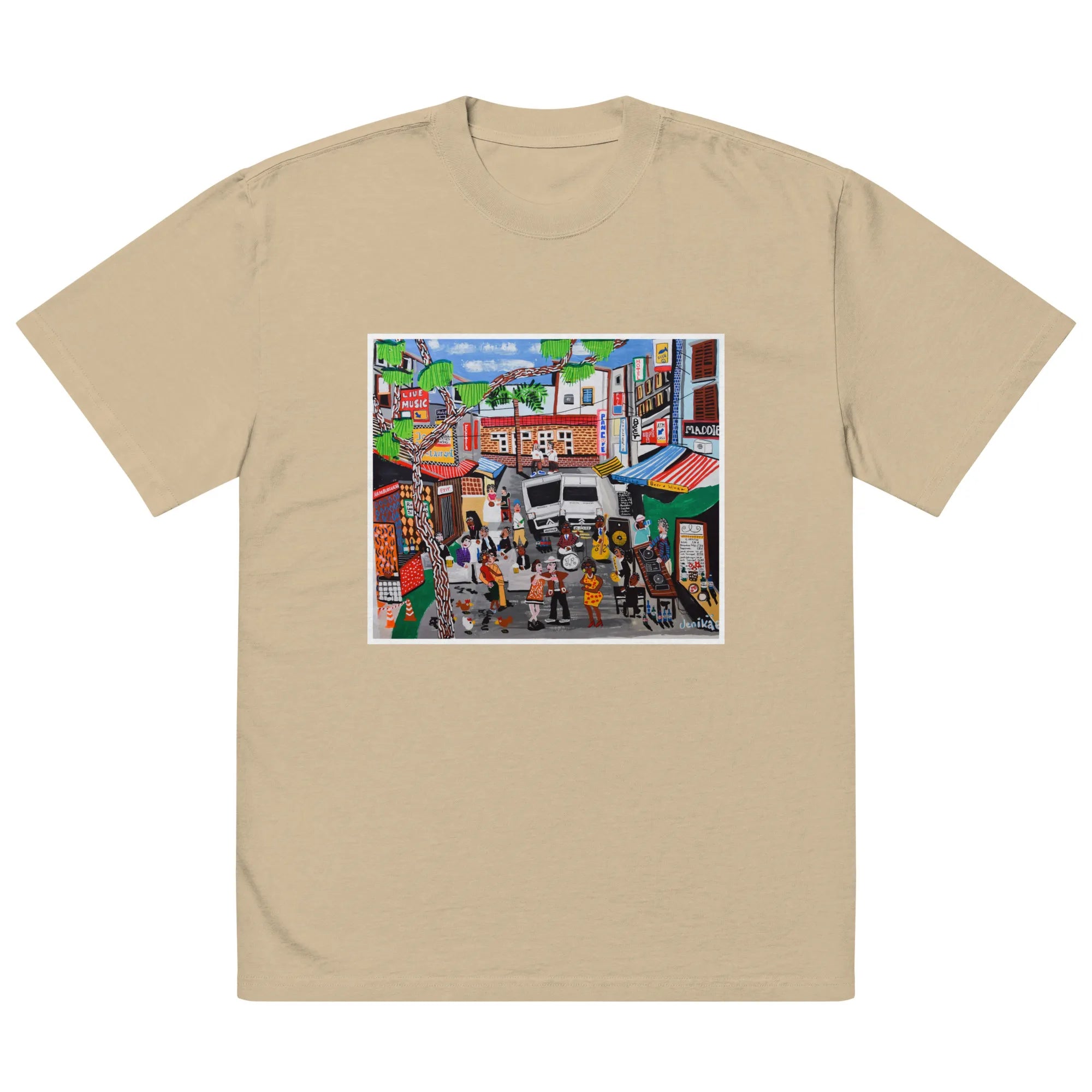 Oversized faded t-shirt TEE