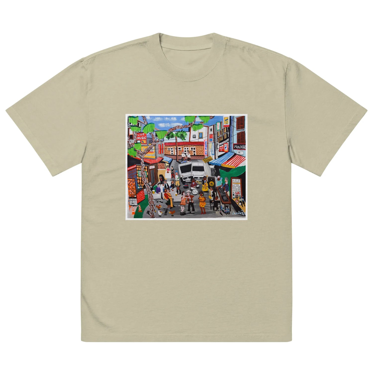 Oversized faded t-shirt TEE