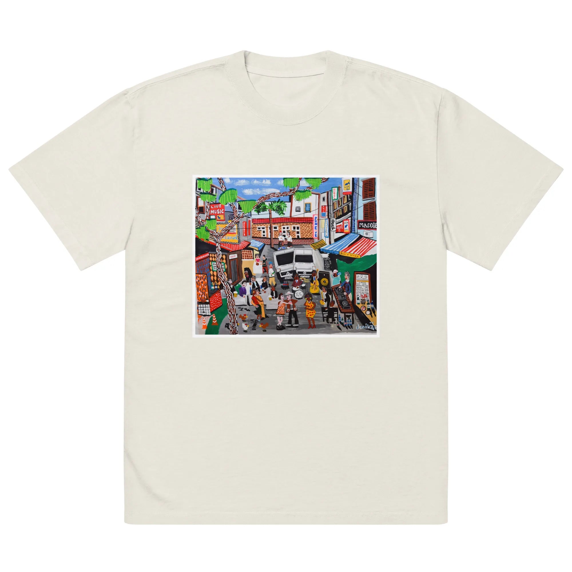 Oversized faded t-shirt TEE