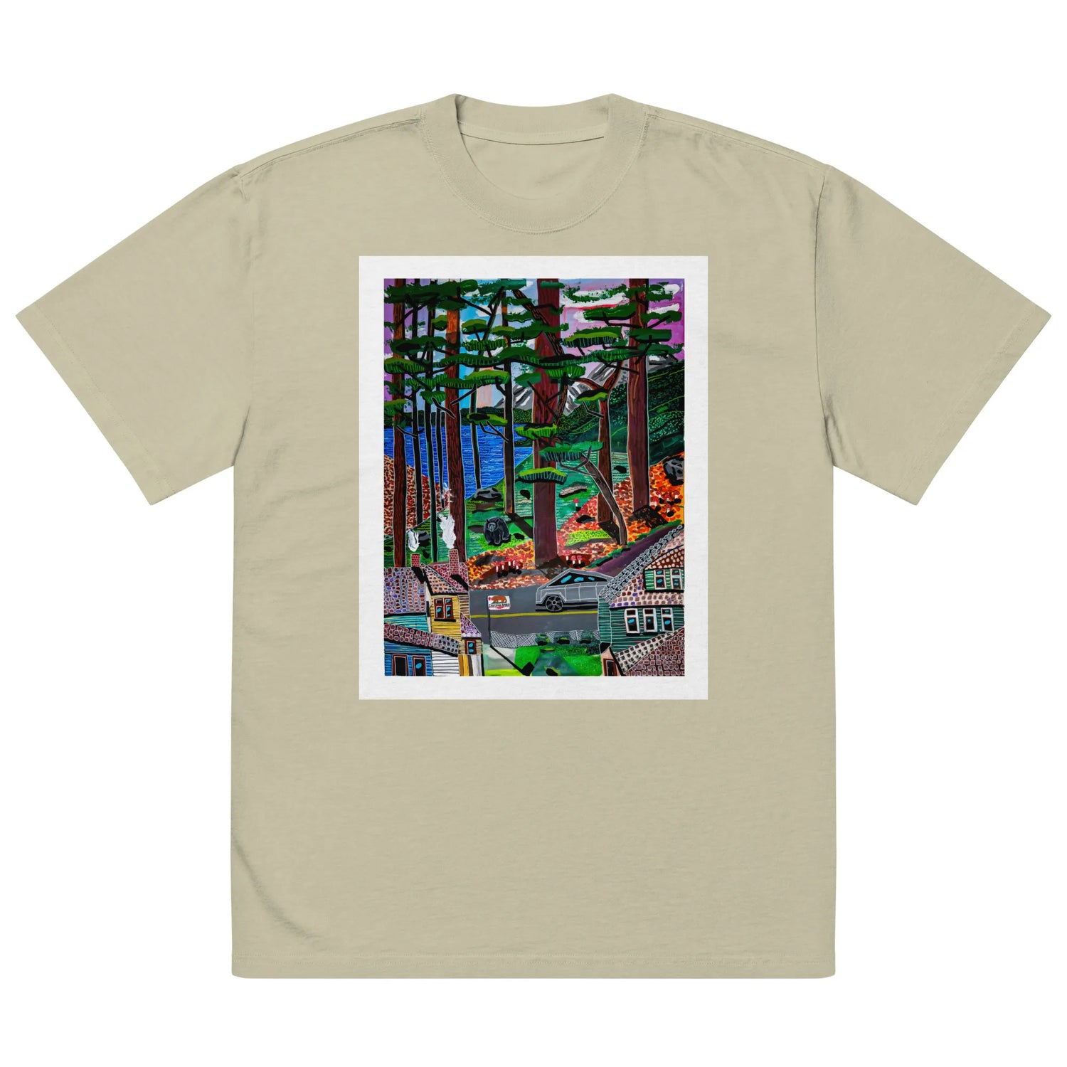 Oversized faded t-shirt TEE
