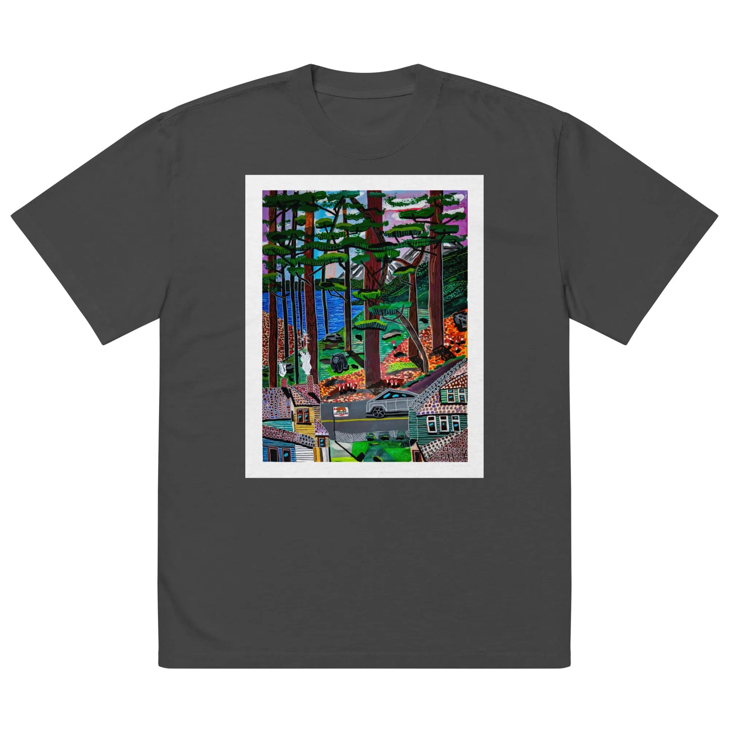 Oversized faded t-shirt TEE