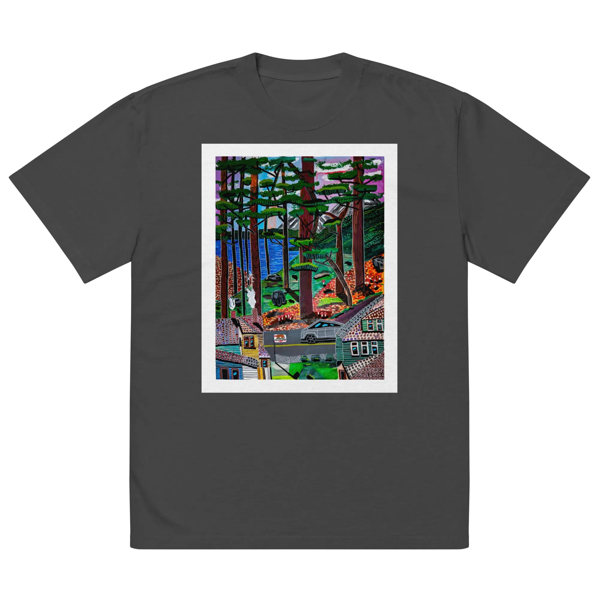 Oversized faded t-shirt TEE