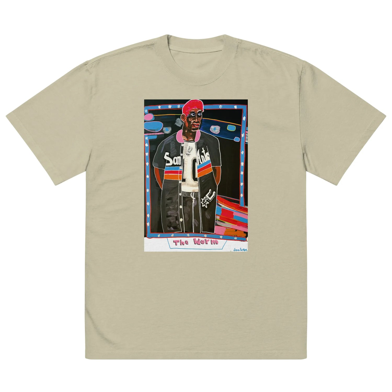 Oversized faded t-shirt TEE