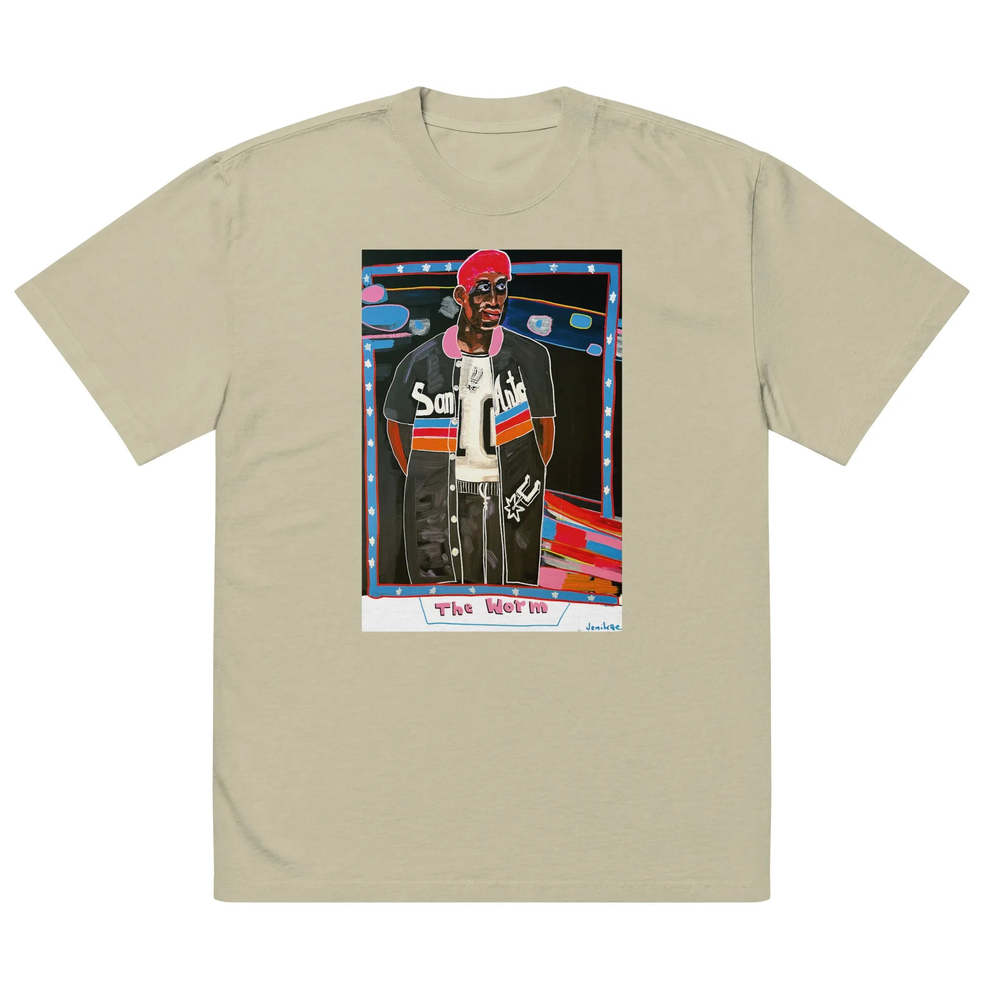 Oversized faded t-shirt TEE