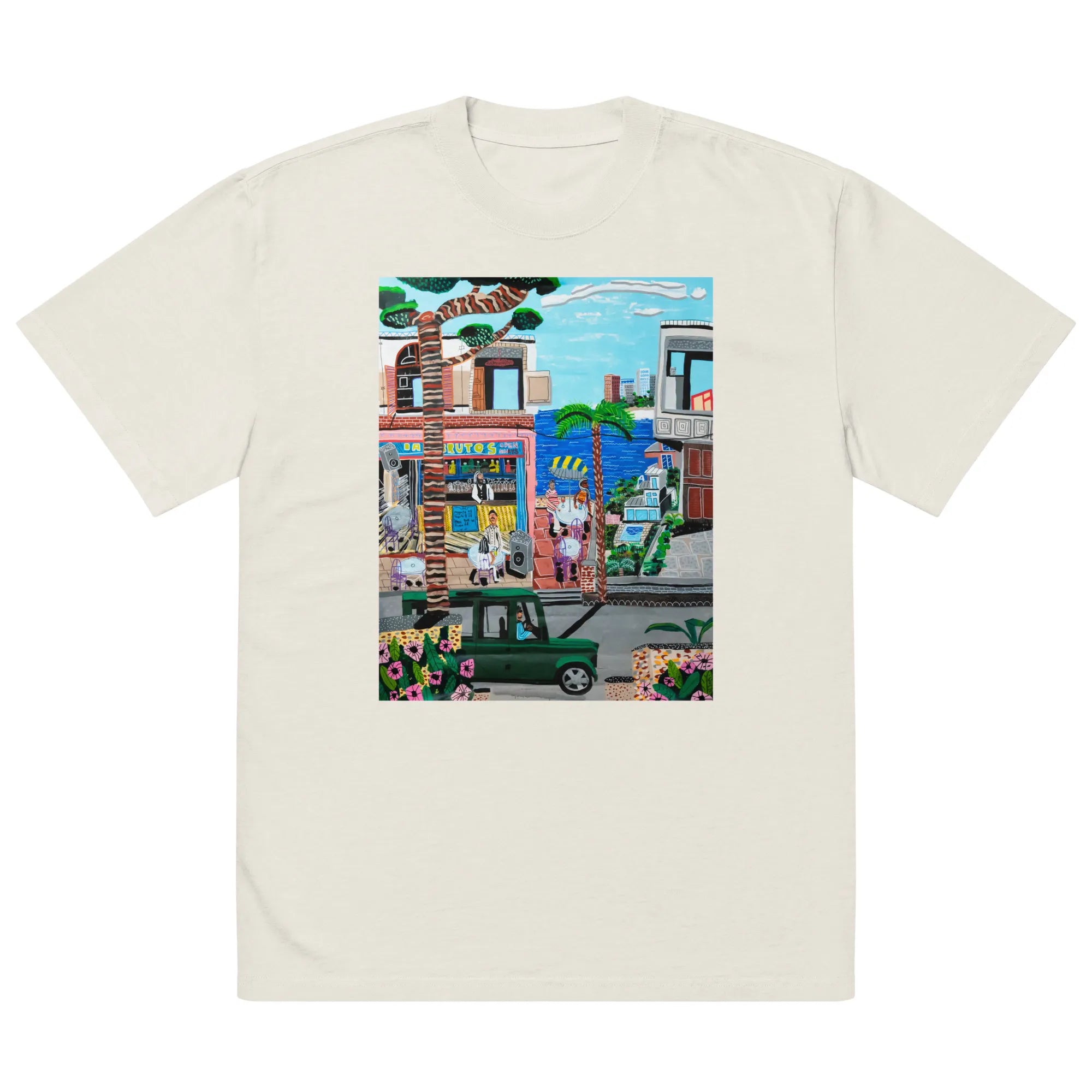 Oversized faded t-shirt TEE