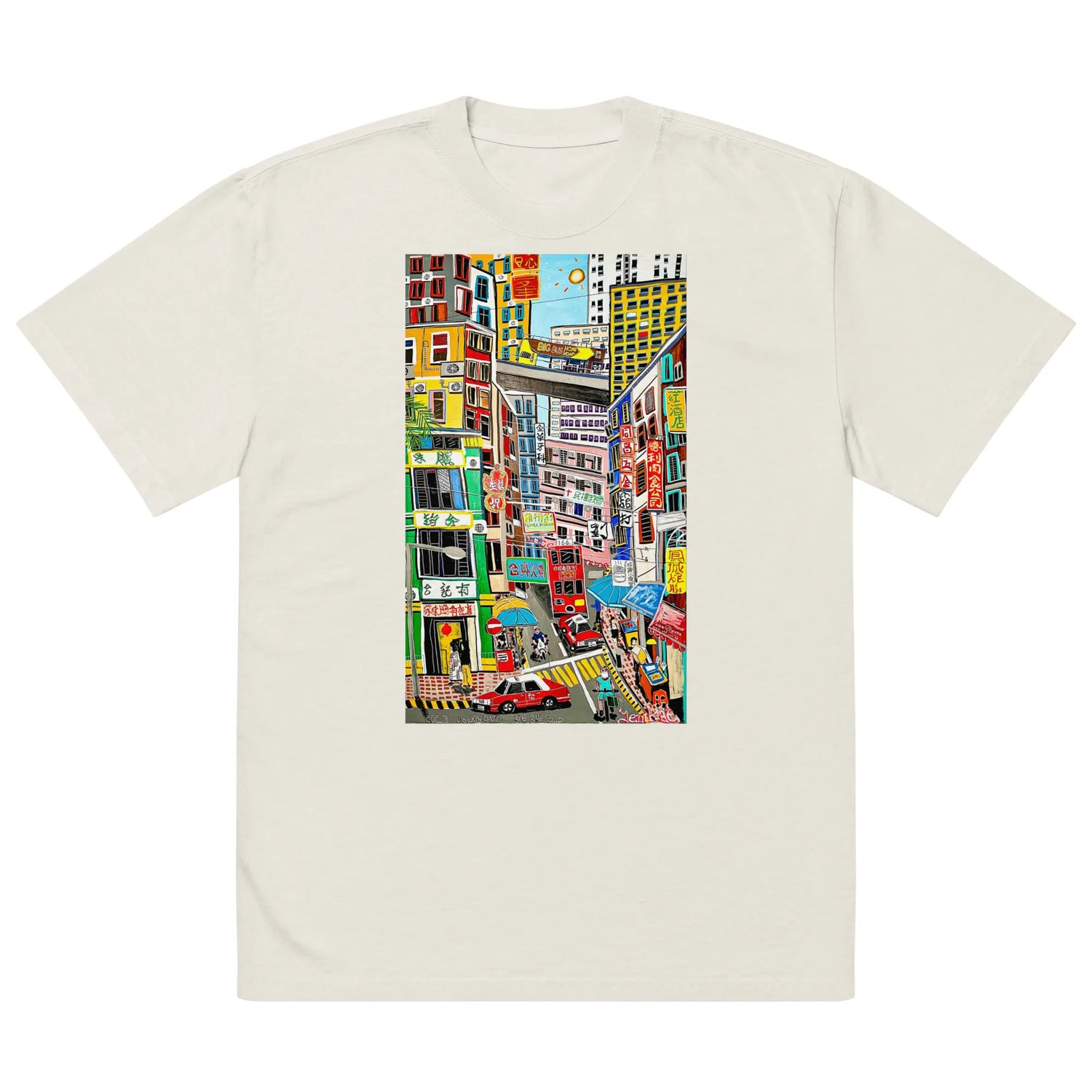 Oversized faded t-shirt TEE