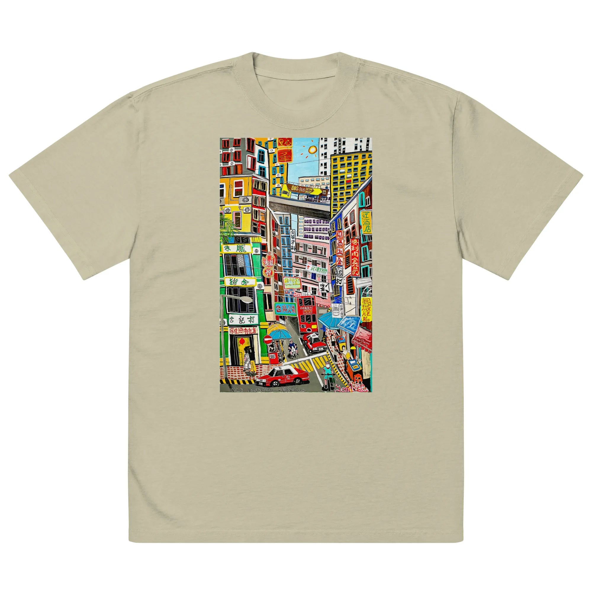 Oversized faded t-shirt TEE