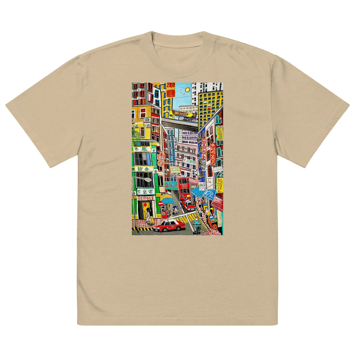 Oversized faded t-shirt TEE