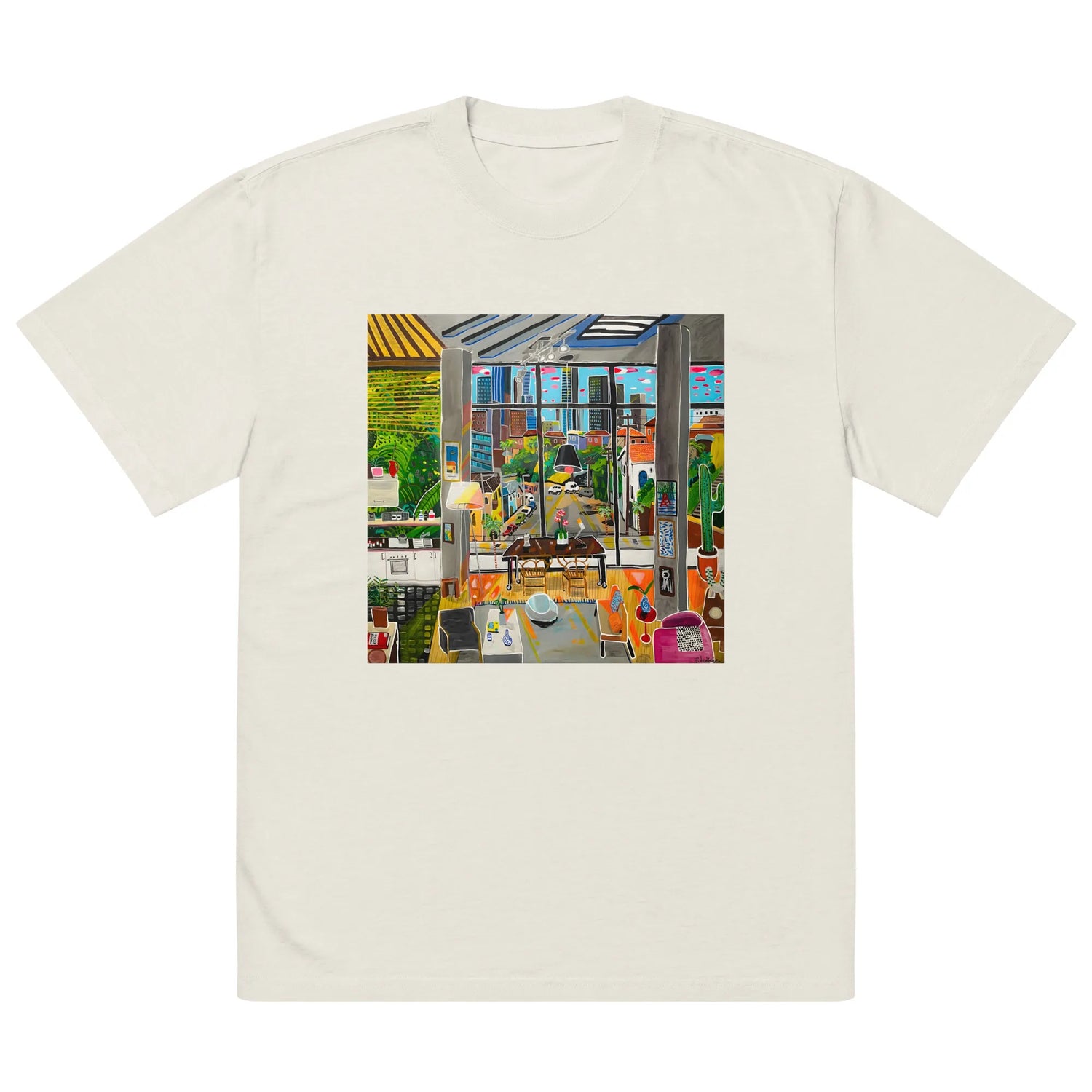 Oversized faded t-shirt TEE
