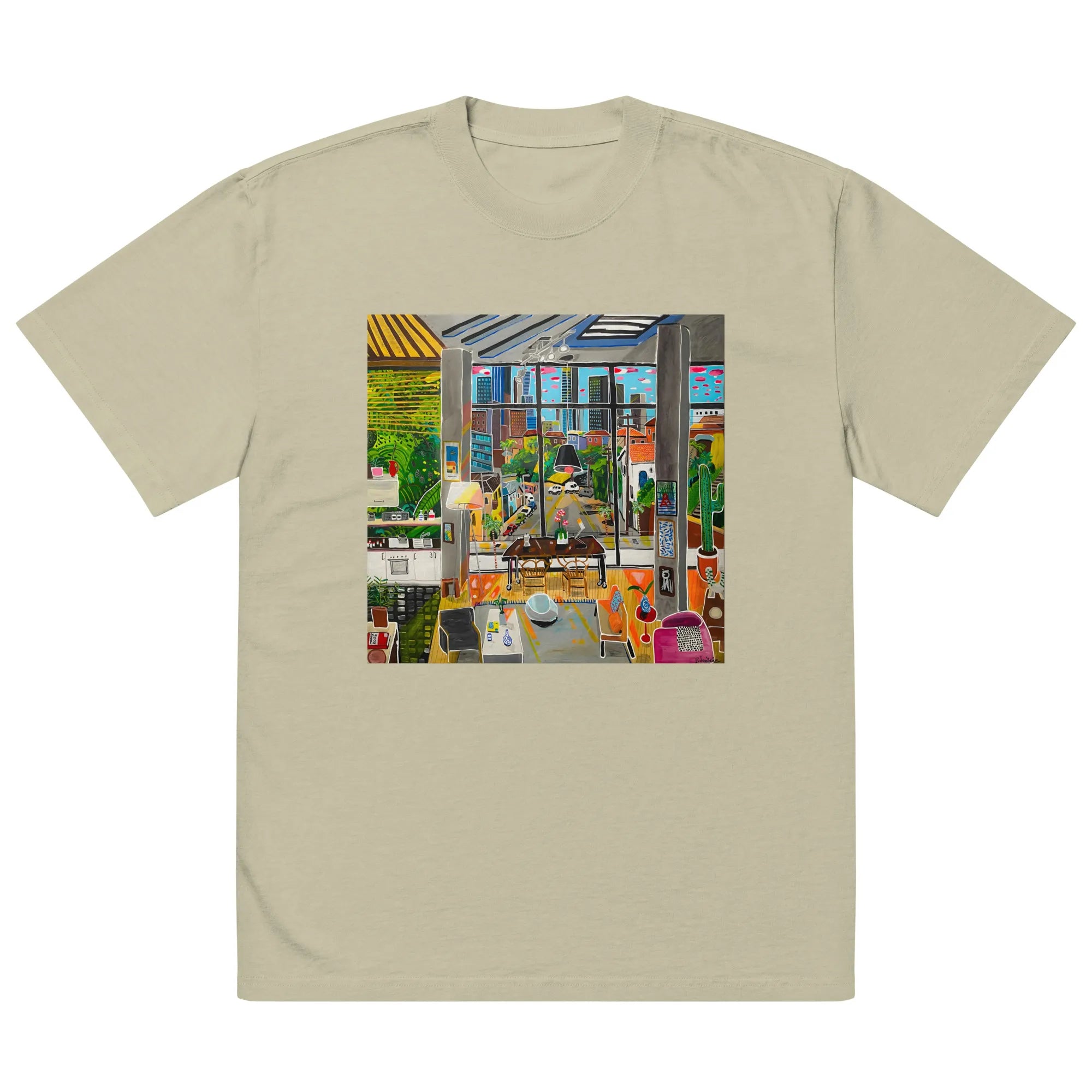 Oversized faded t-shirt TEE