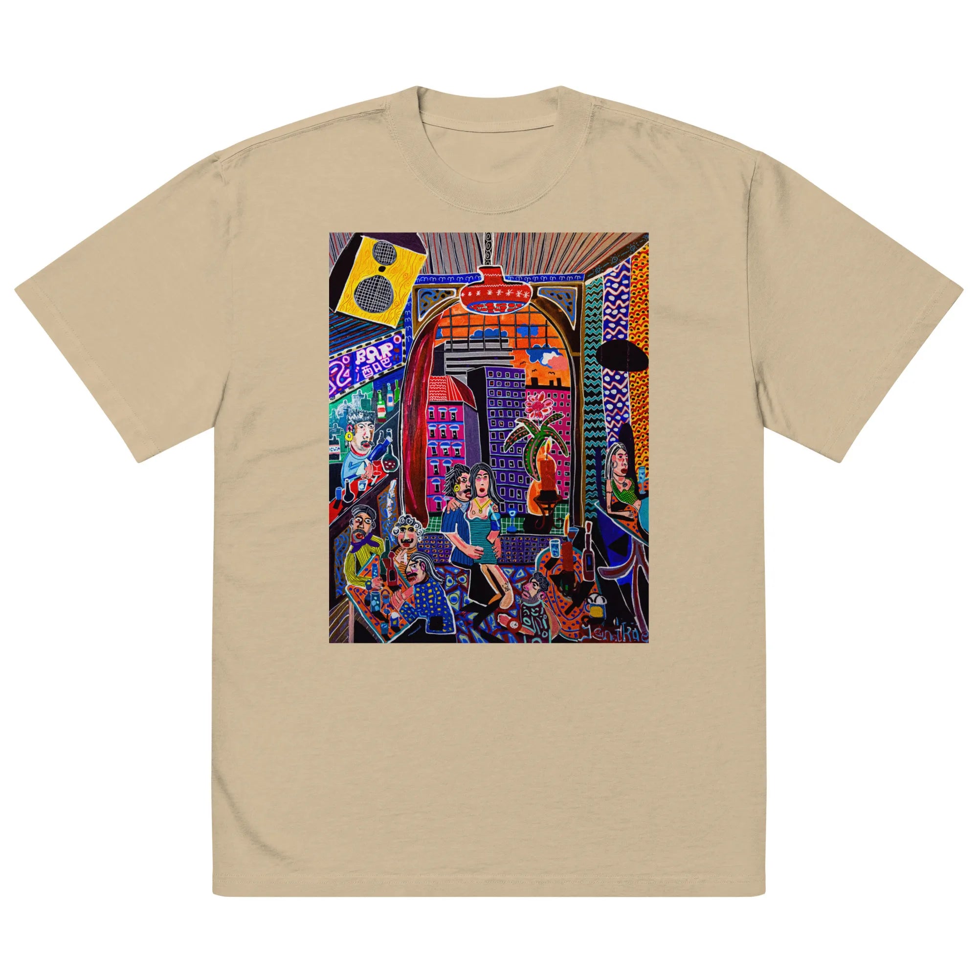 Oversized faded t-shirt TEE