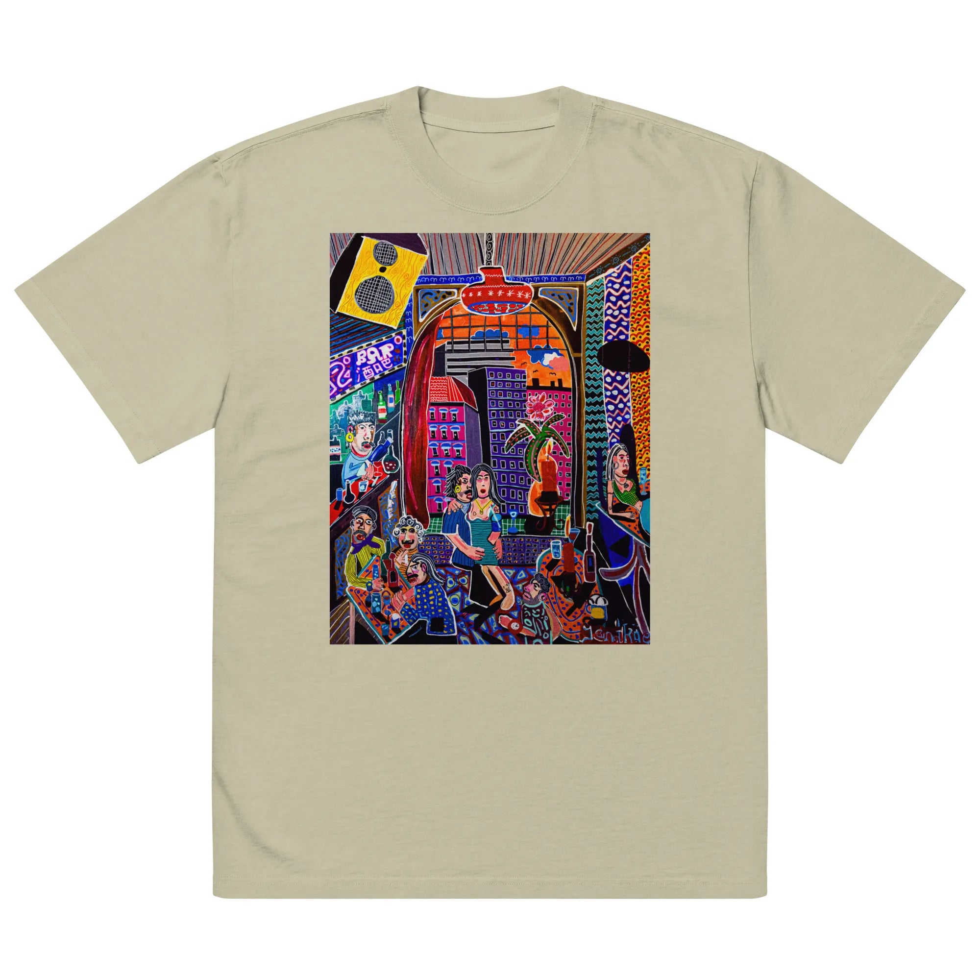 Oversized faded t-shirt TEE