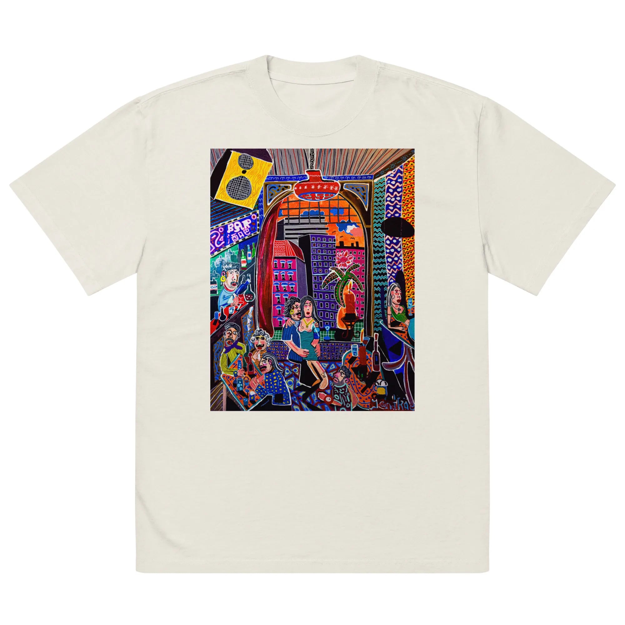 Oversized faded t-shirt TEE
