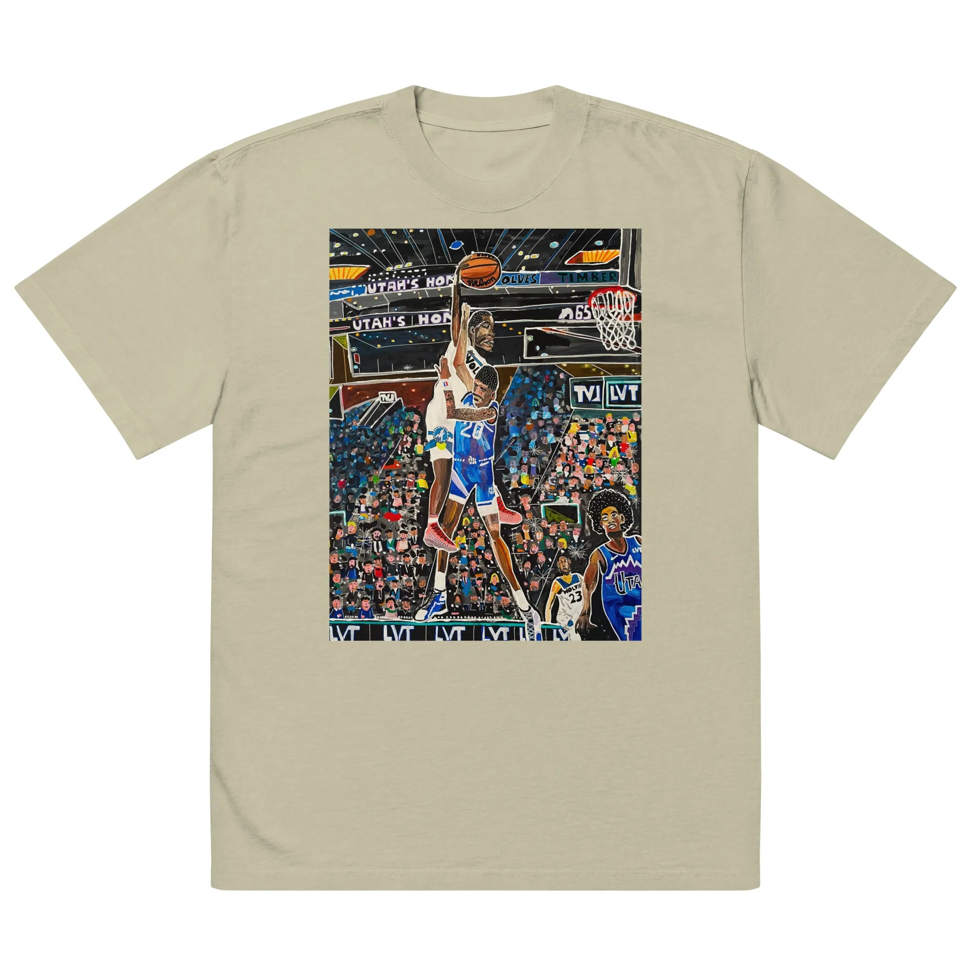 Oversized faded t-shirt TEE