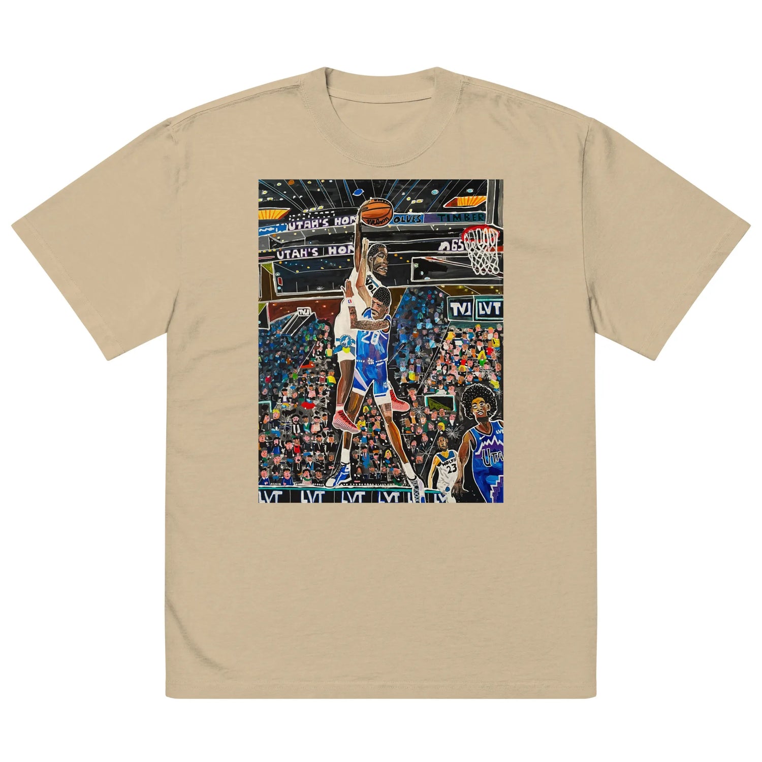 Oversized faded t-shirt TEE