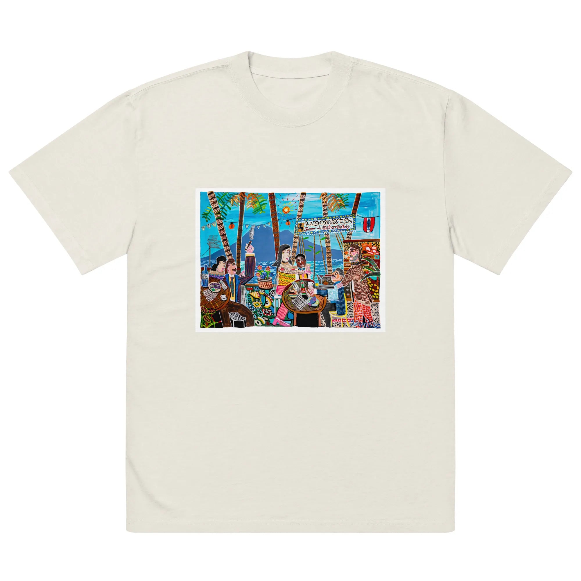 Oversized faded t-shirt TEE