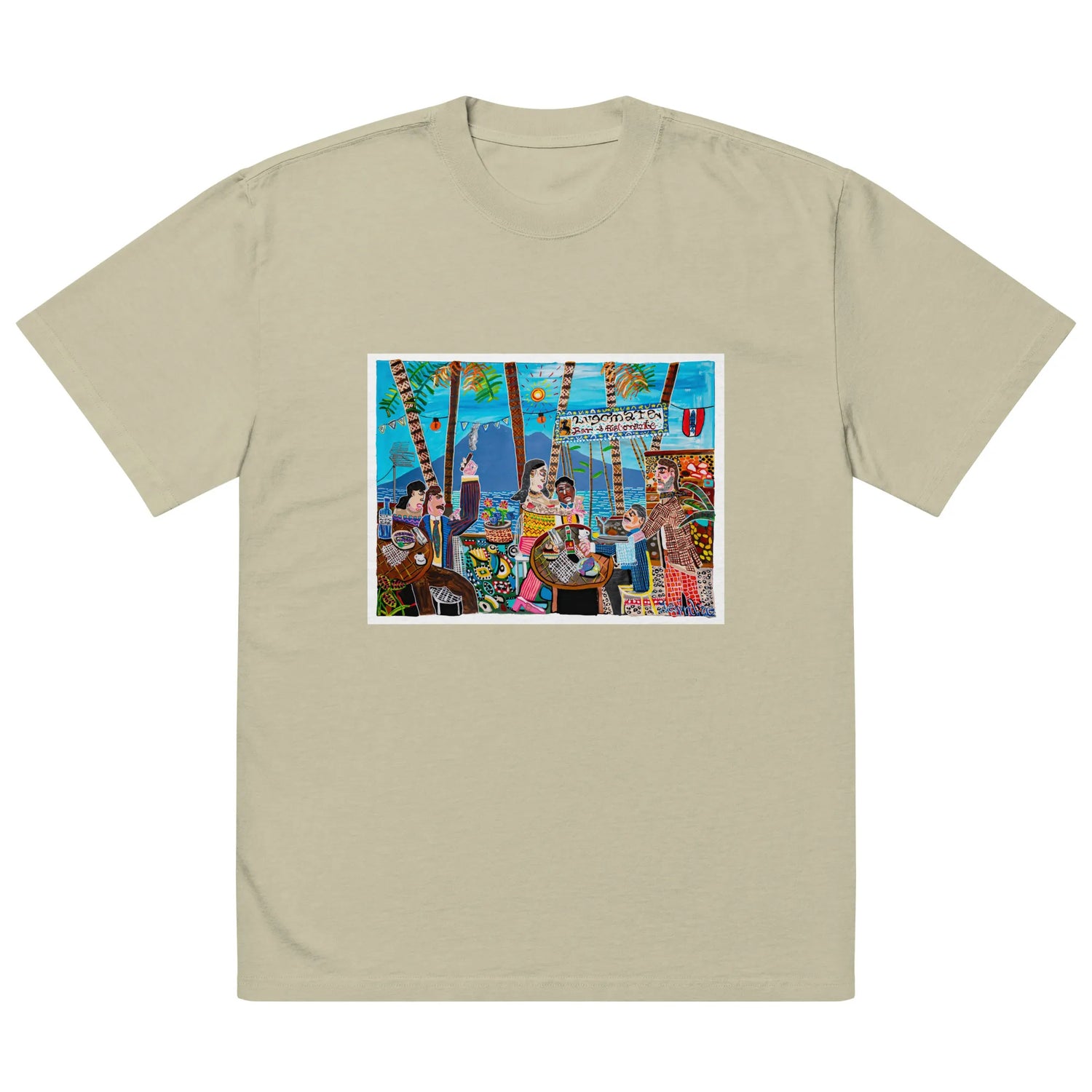 Oversized faded t-shirt TEE