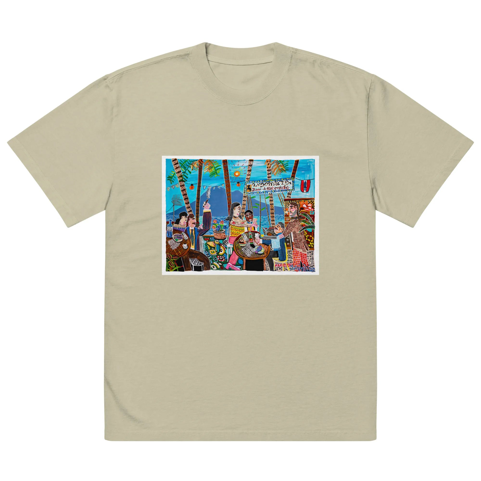 Oversized faded t-shirt TEE