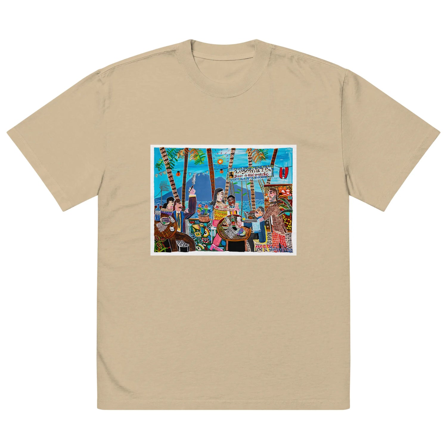 Oversized faded t-shirt TEE