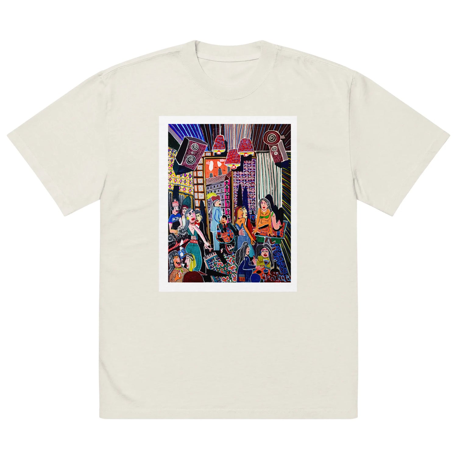 Oversized faded t-shirt TEE