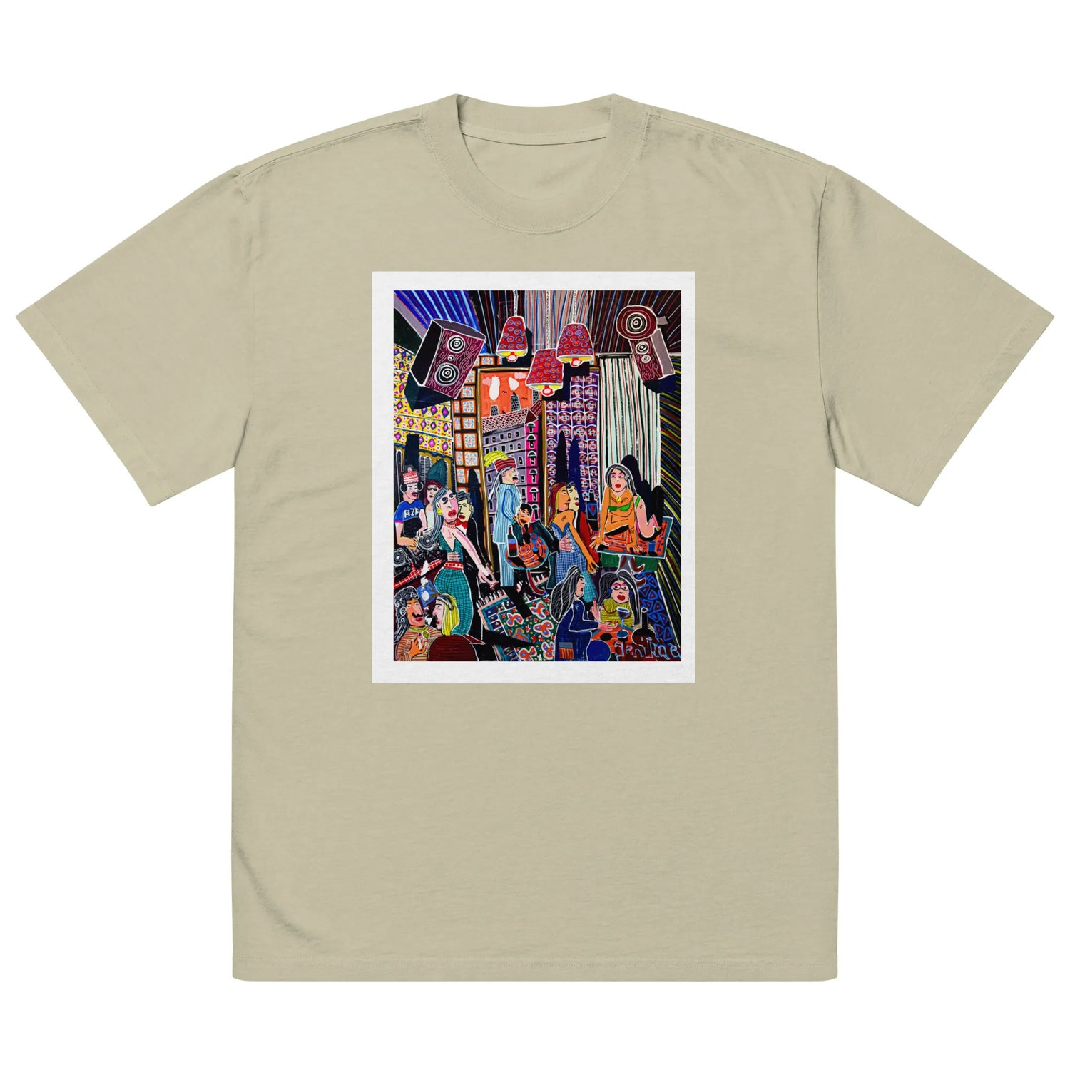 Oversized faded t-shirt TEE