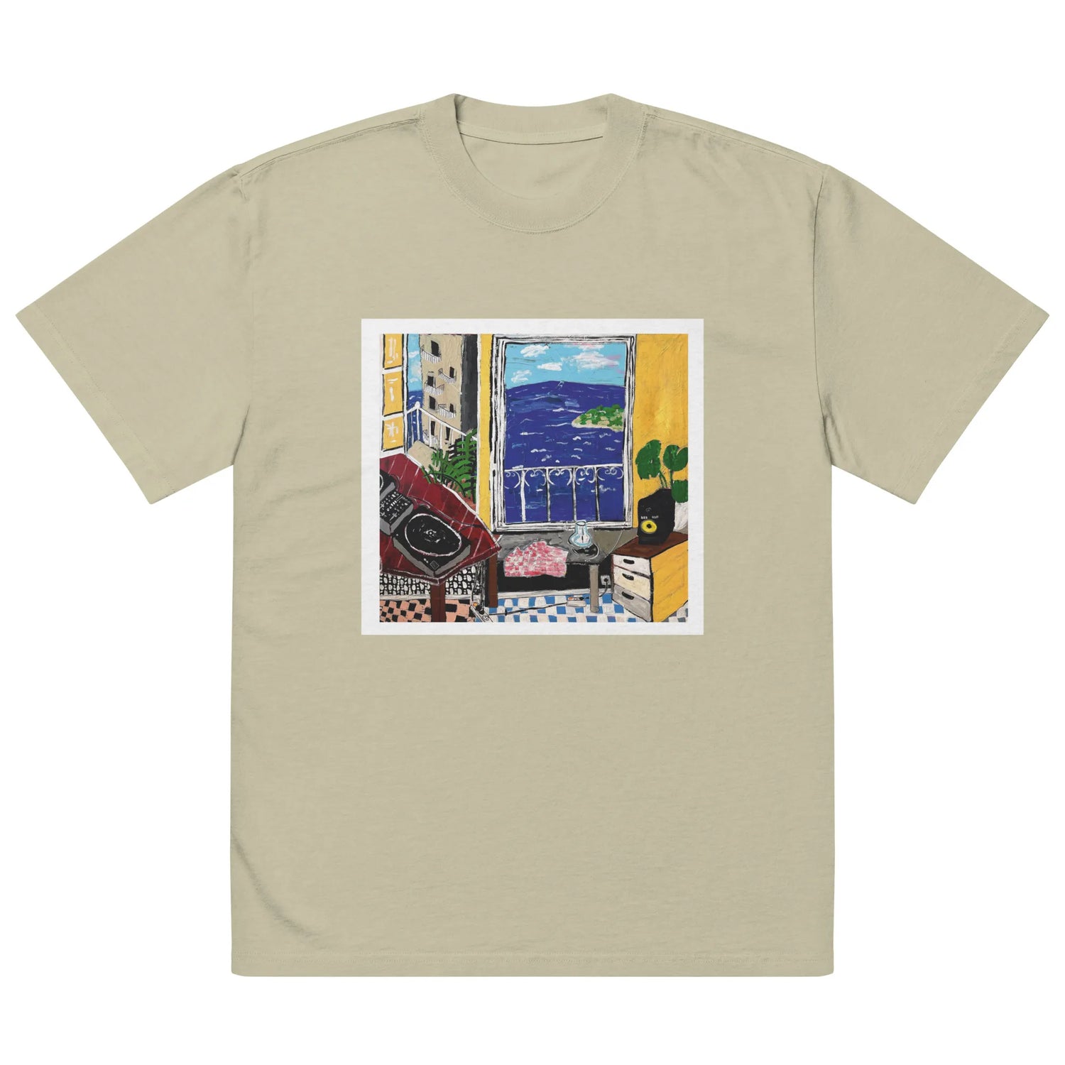 Oversized faded t-shirt TEE