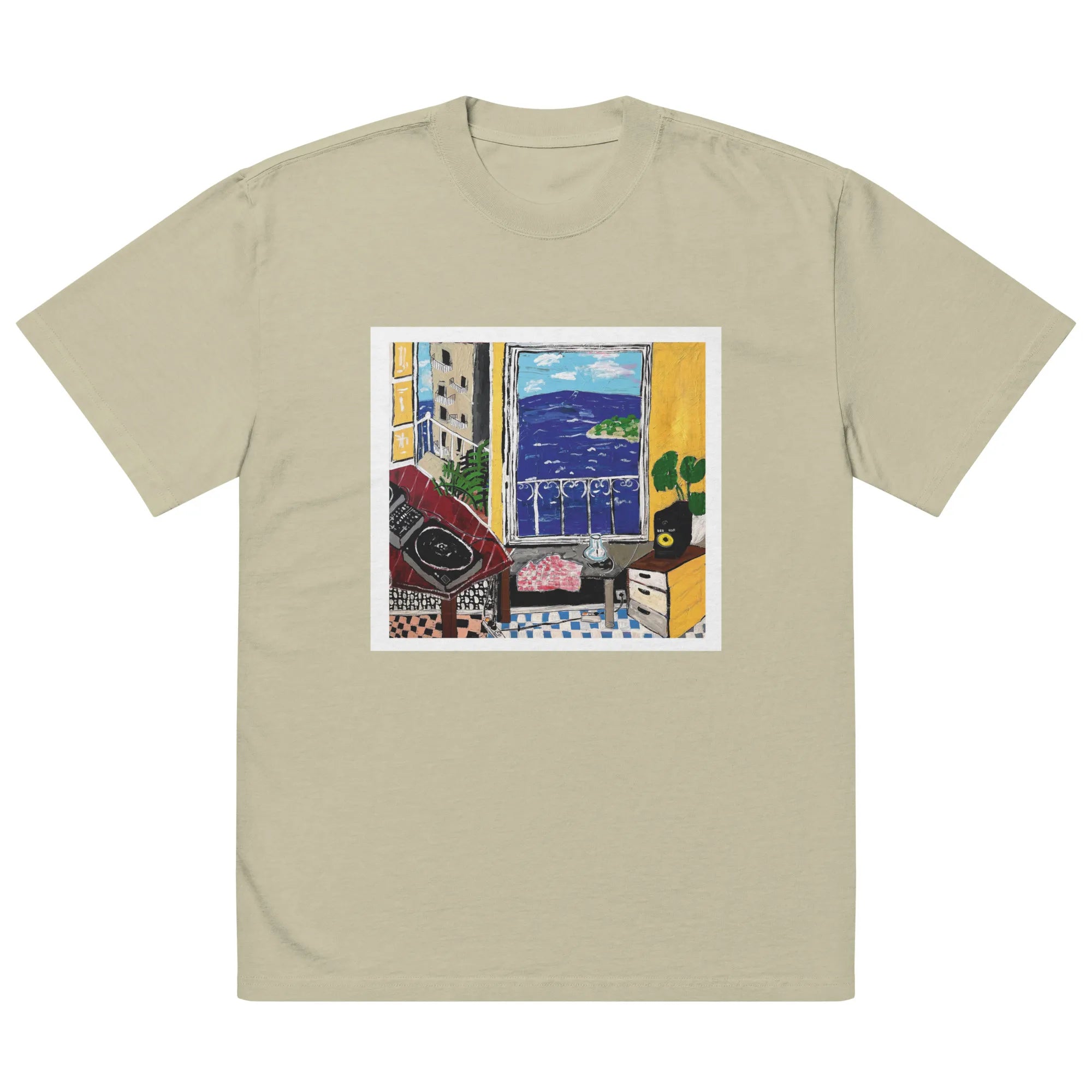 Oversized faded t-shirt TEE