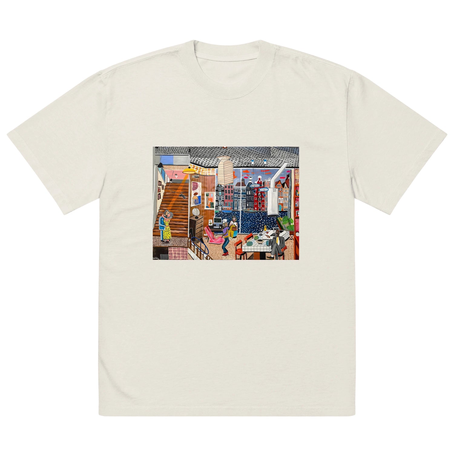 Oversized faded t-shirt TEE