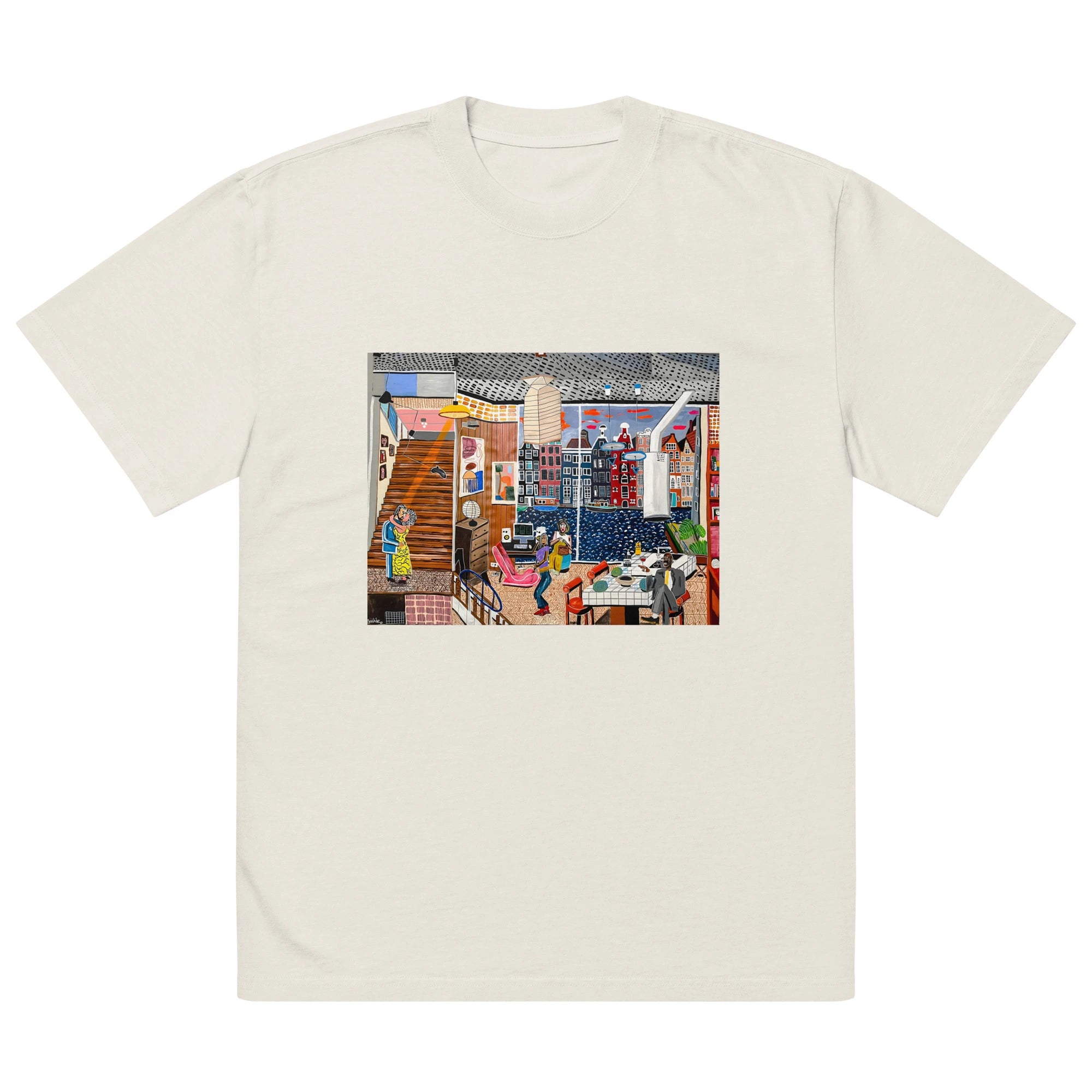 Oversized faded t-shirt TEE